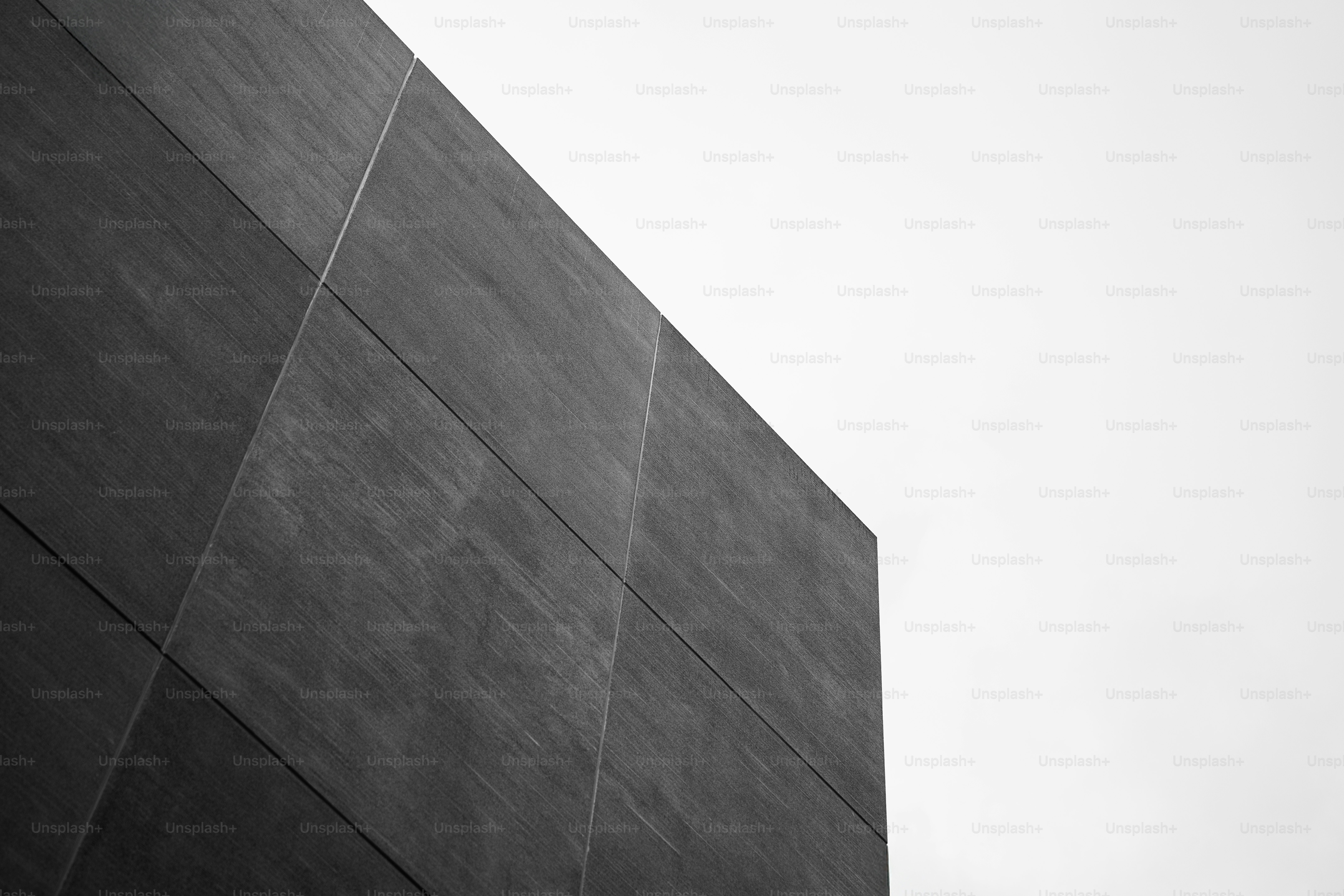A black and white photo of a building