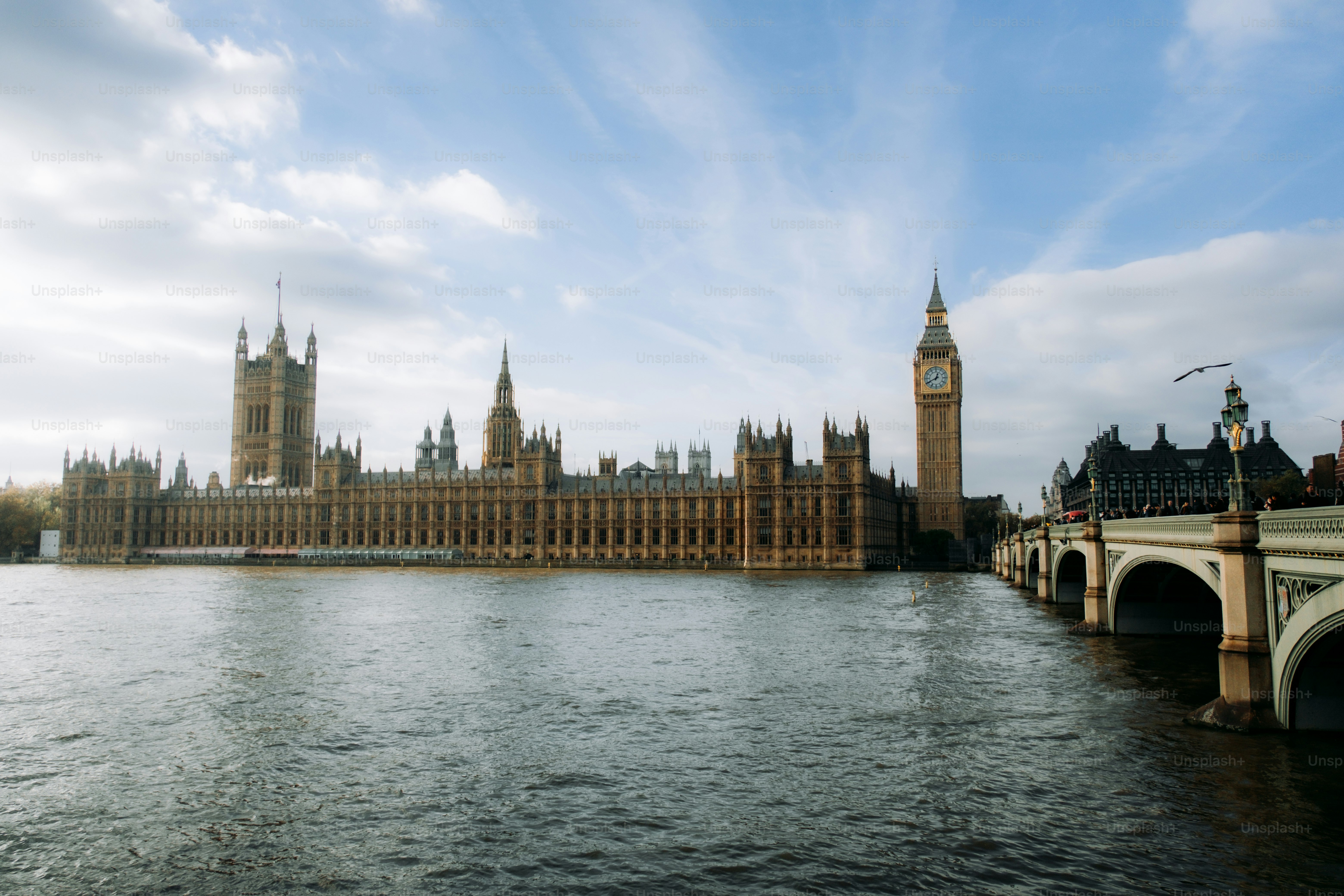 A view of big ben and the palace of westminster