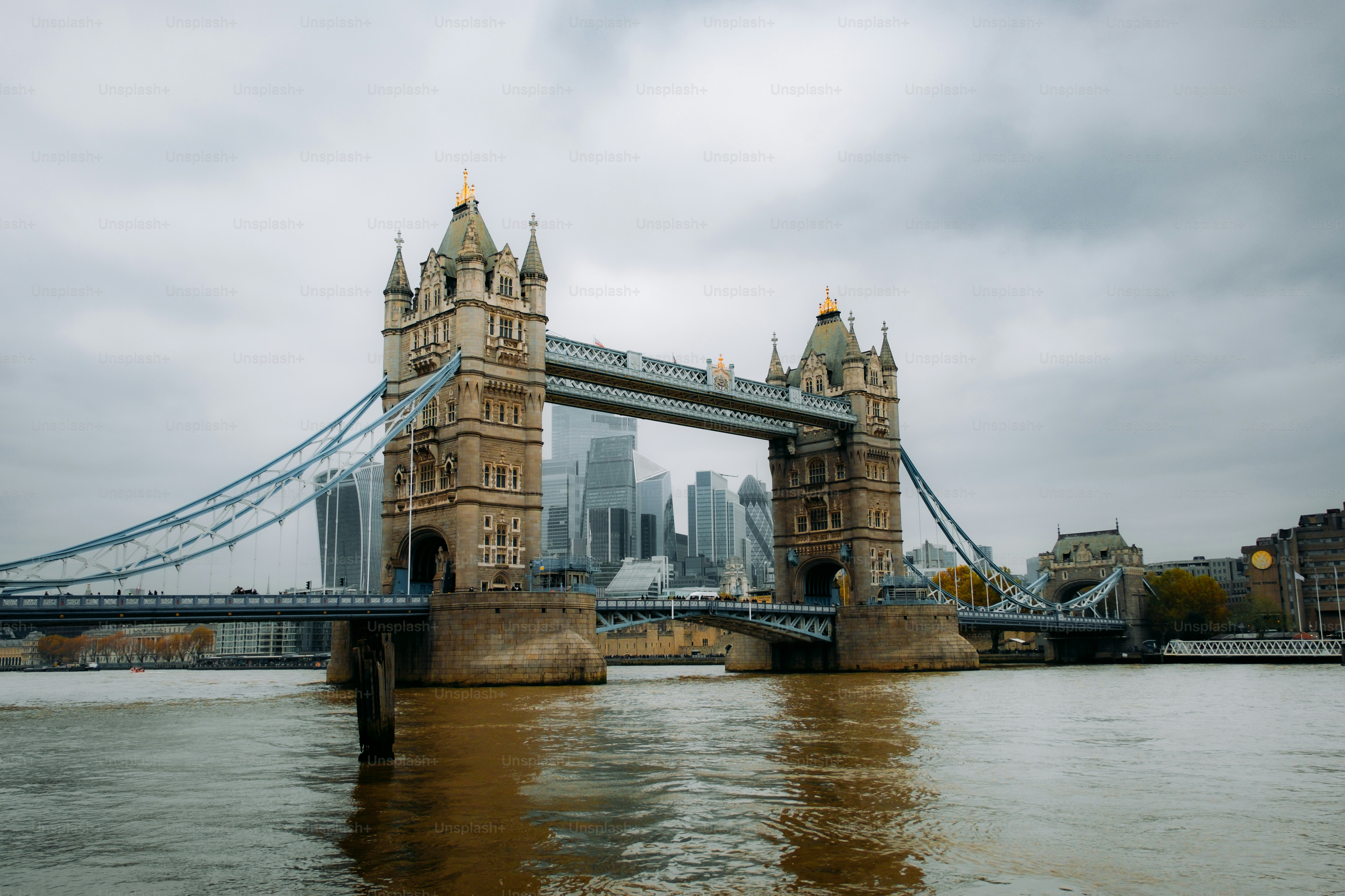 A view of a bridge over a body of water