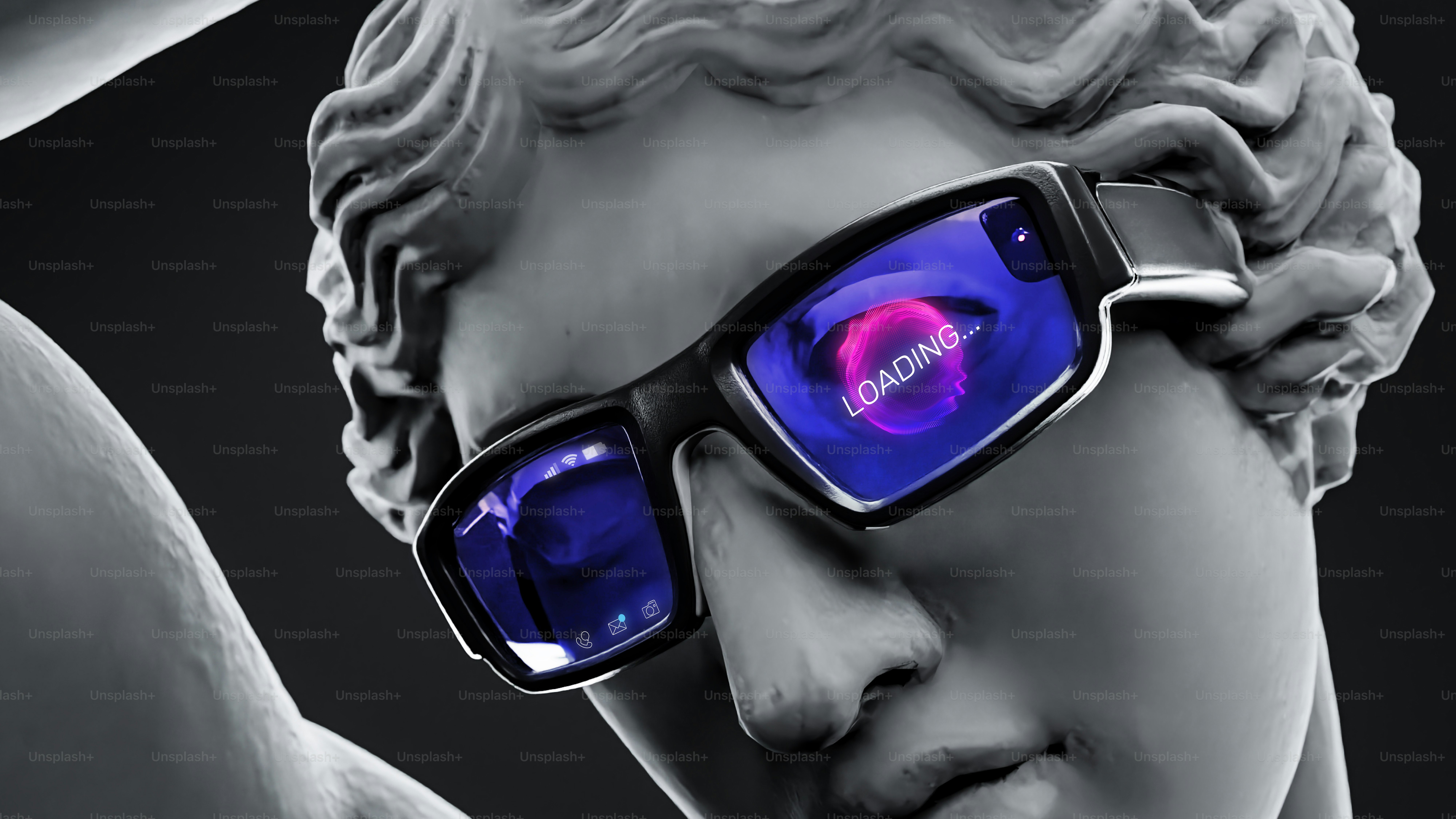 A close up of a person wearing sunglasses