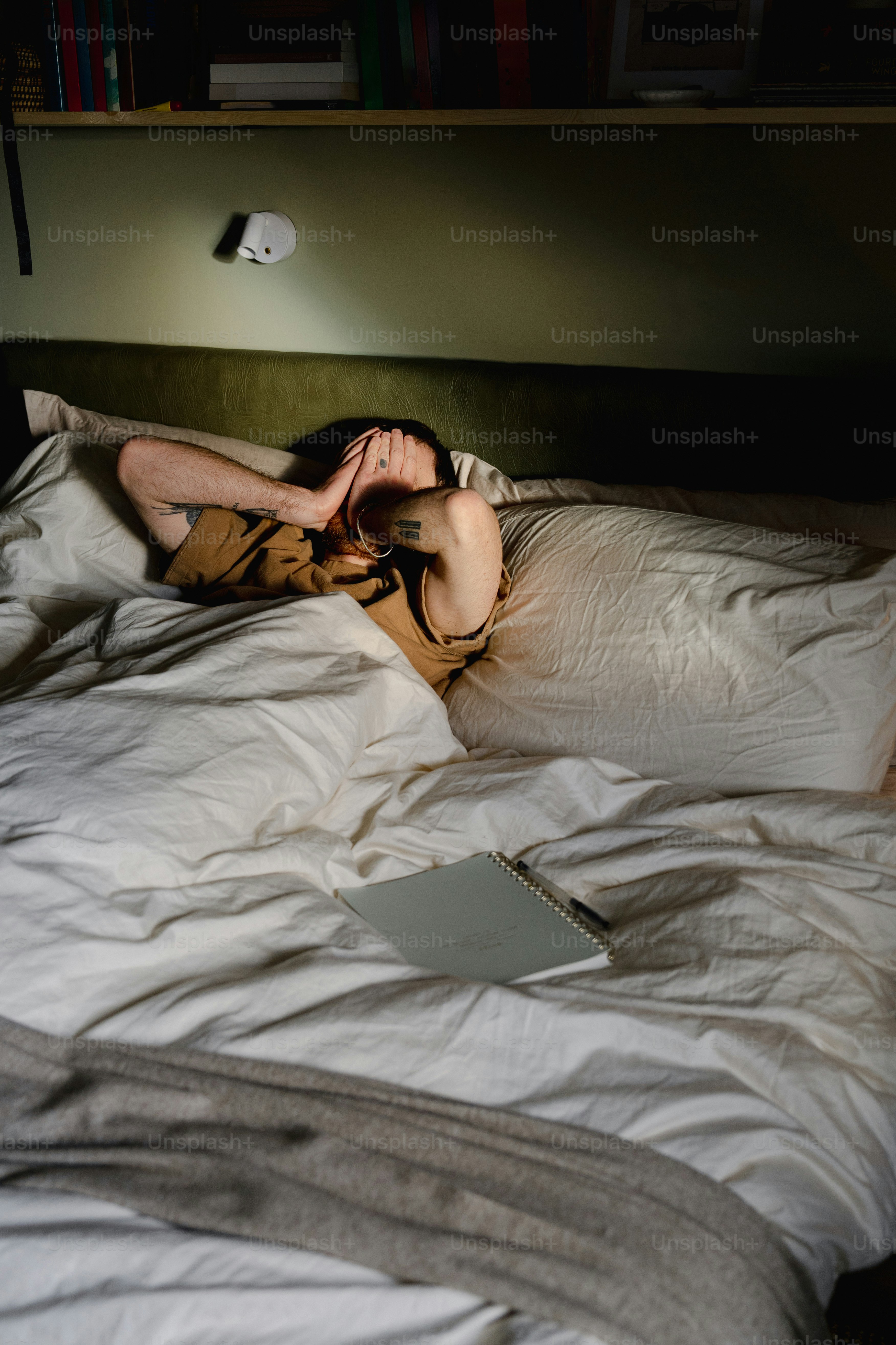 Modern smart beds with recovery monitoring technology in a wellness-focused bedroom