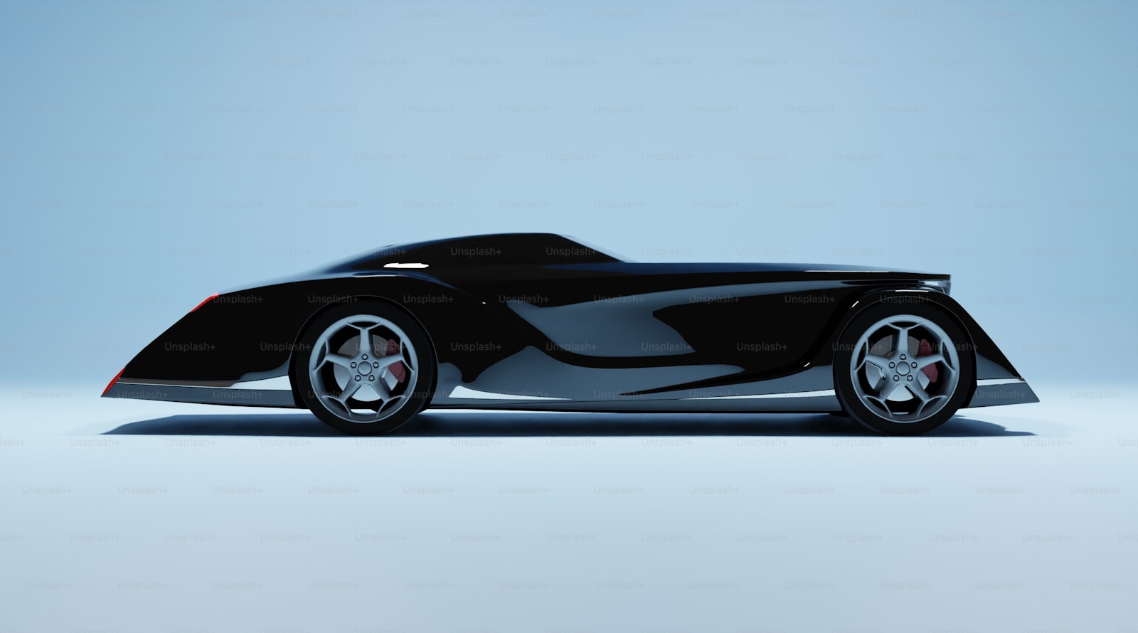 Luxury vehicle on an open road at dusk