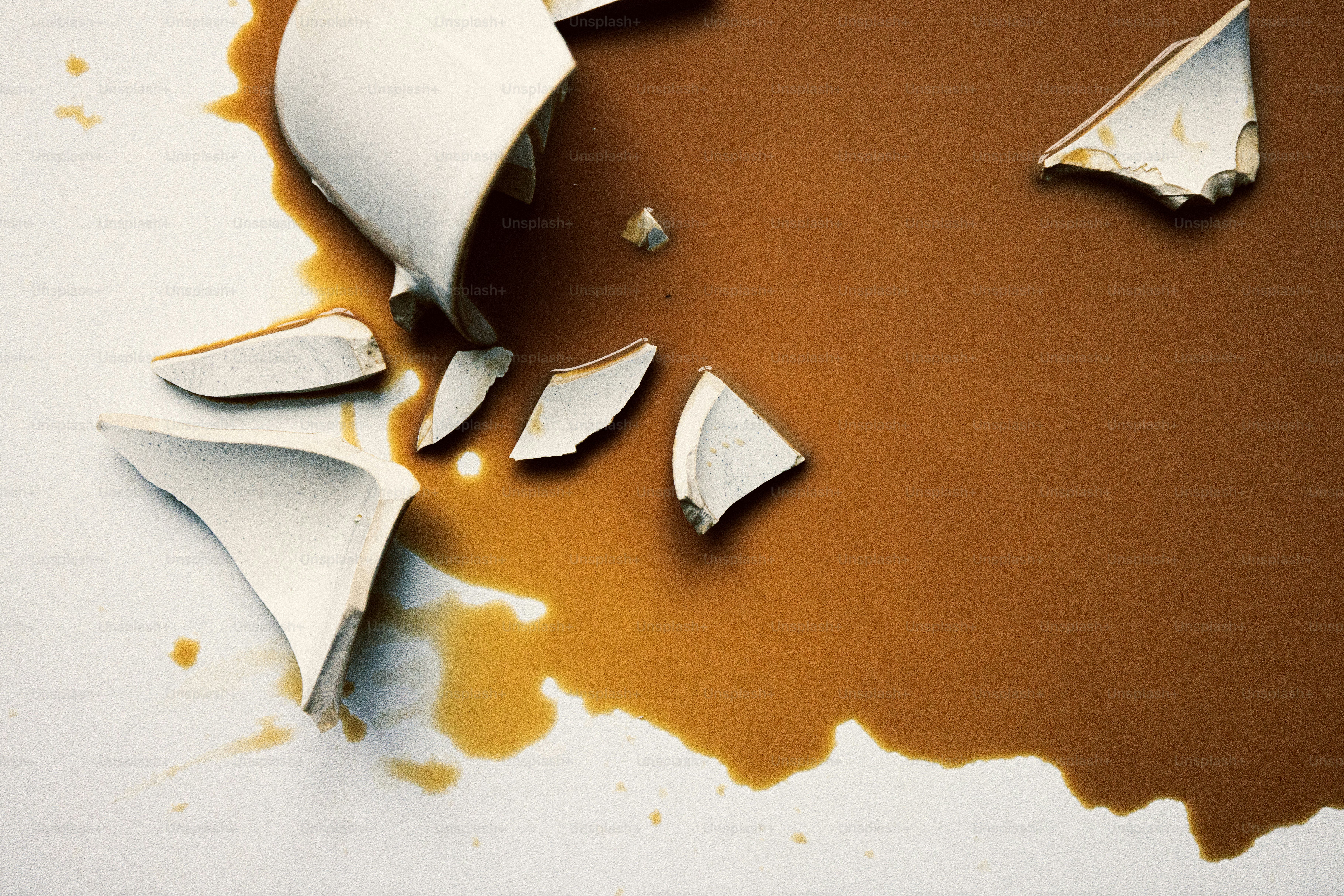 A piece of paper that has been torn in half