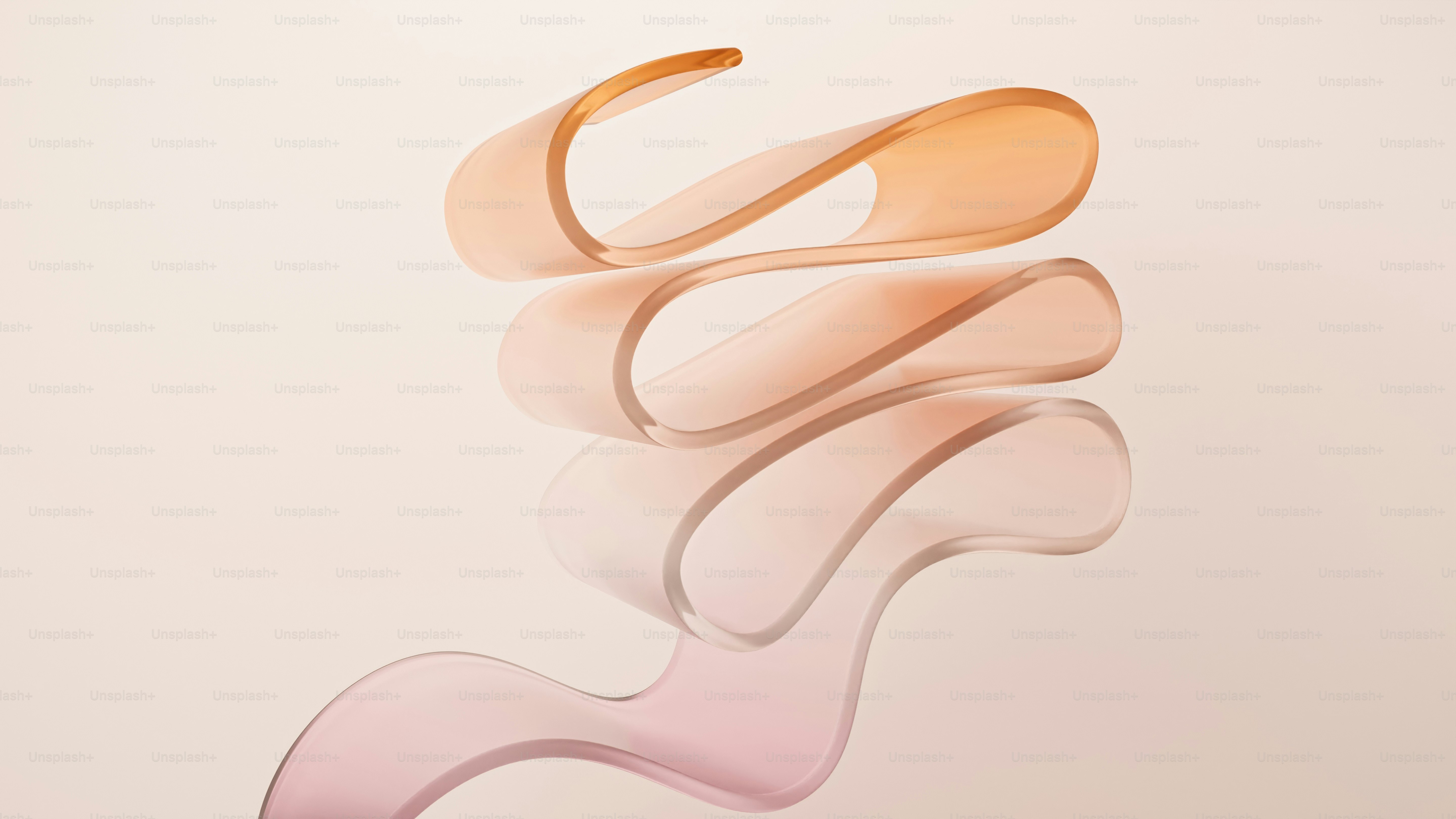 A white and pink abstract background with wavy shapes photo – Wallpaper ...
