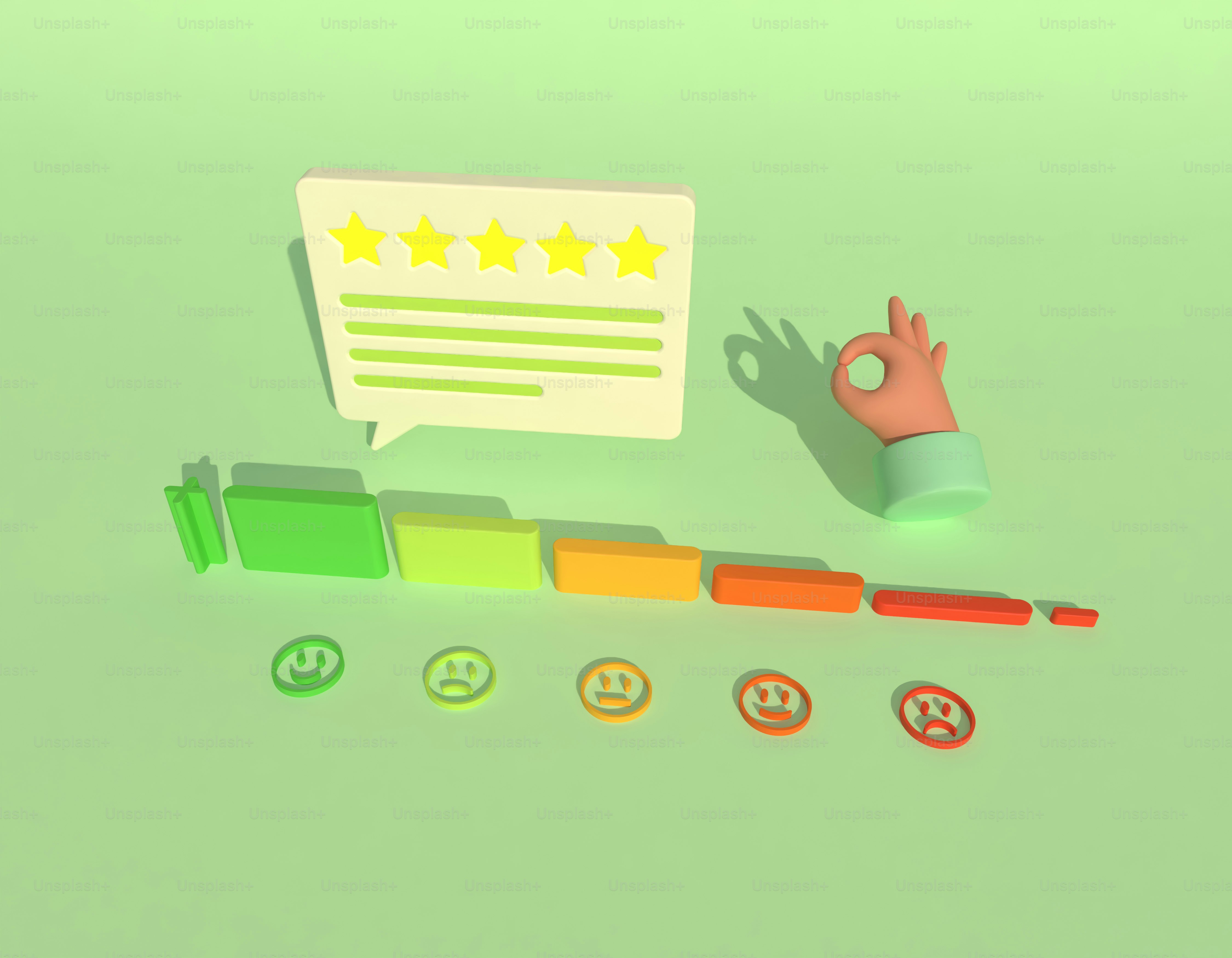 A green background with a pencil, eraser, and a piece of paper