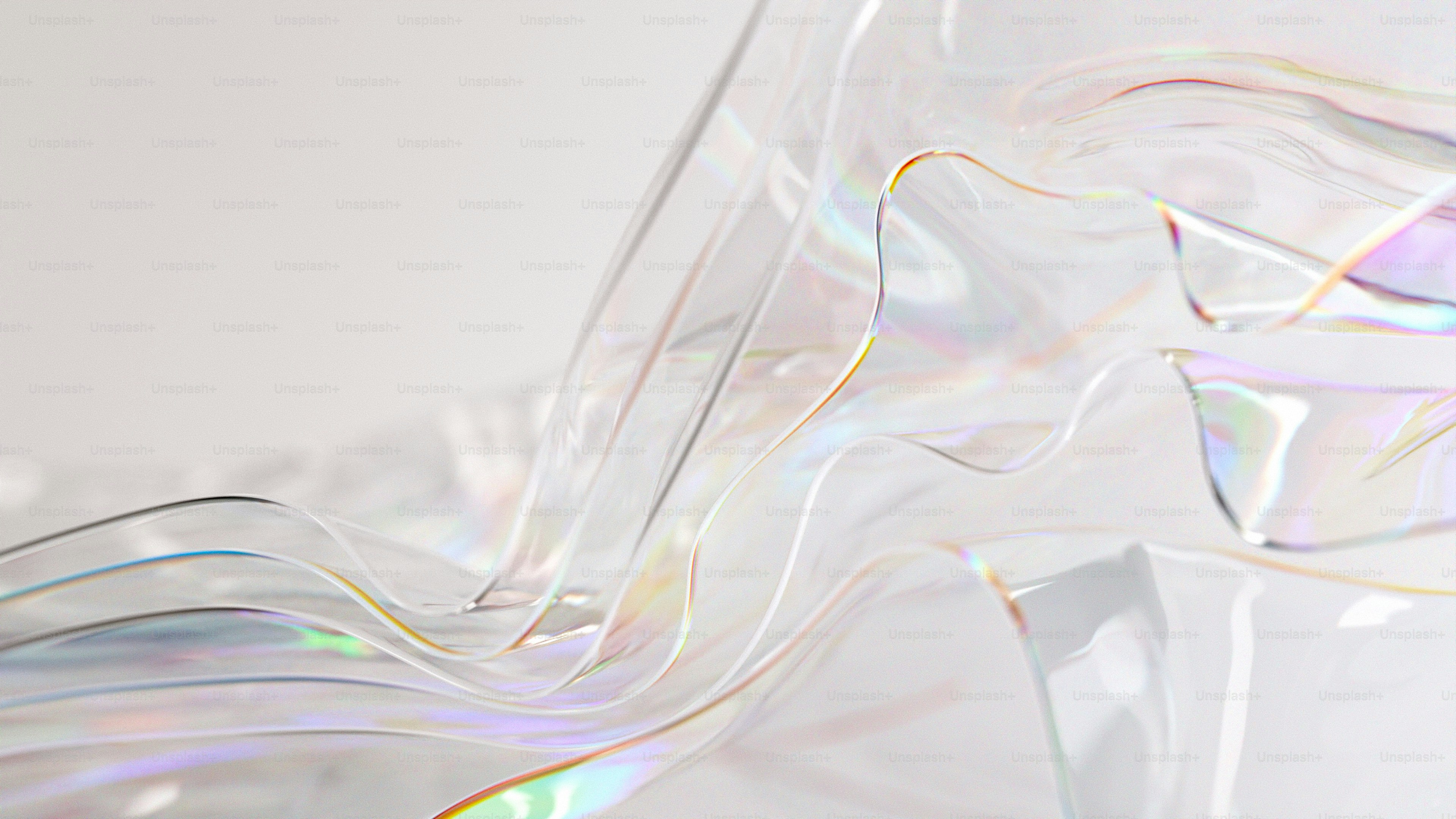 A close up of a glass object with a white background
