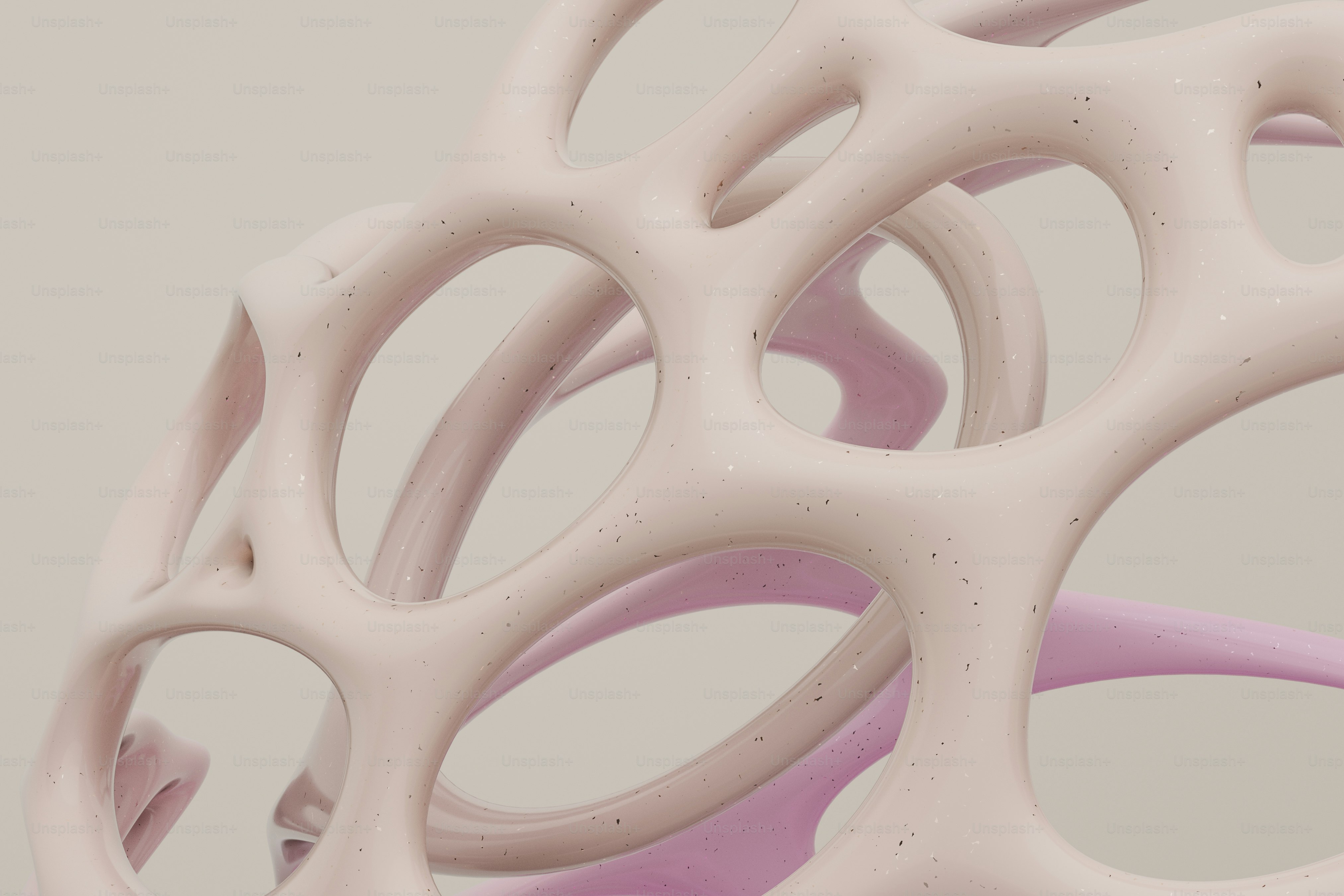 Gros plan d’une sculpture en plastique