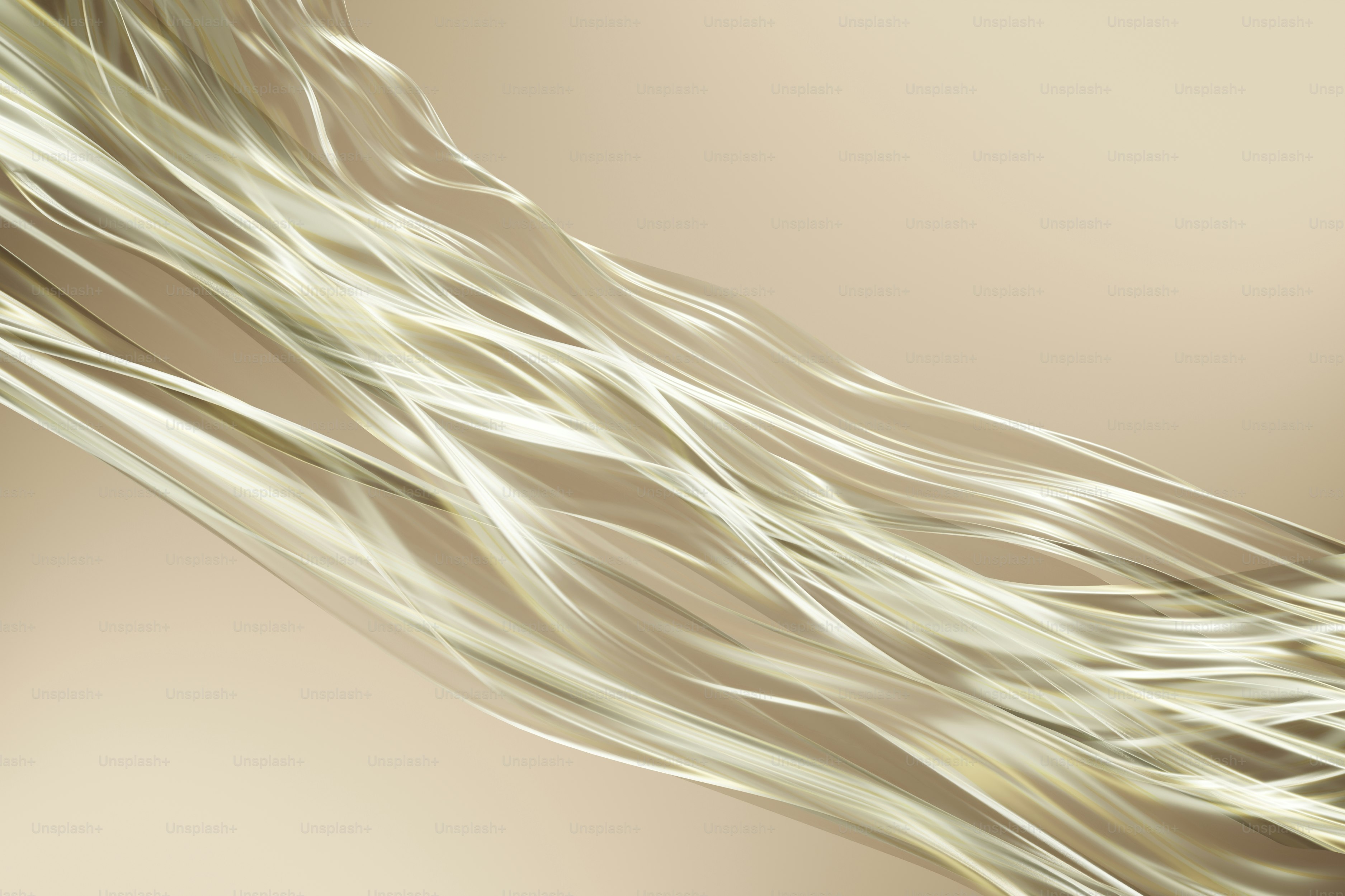 A blurry photo of a bird with long hair