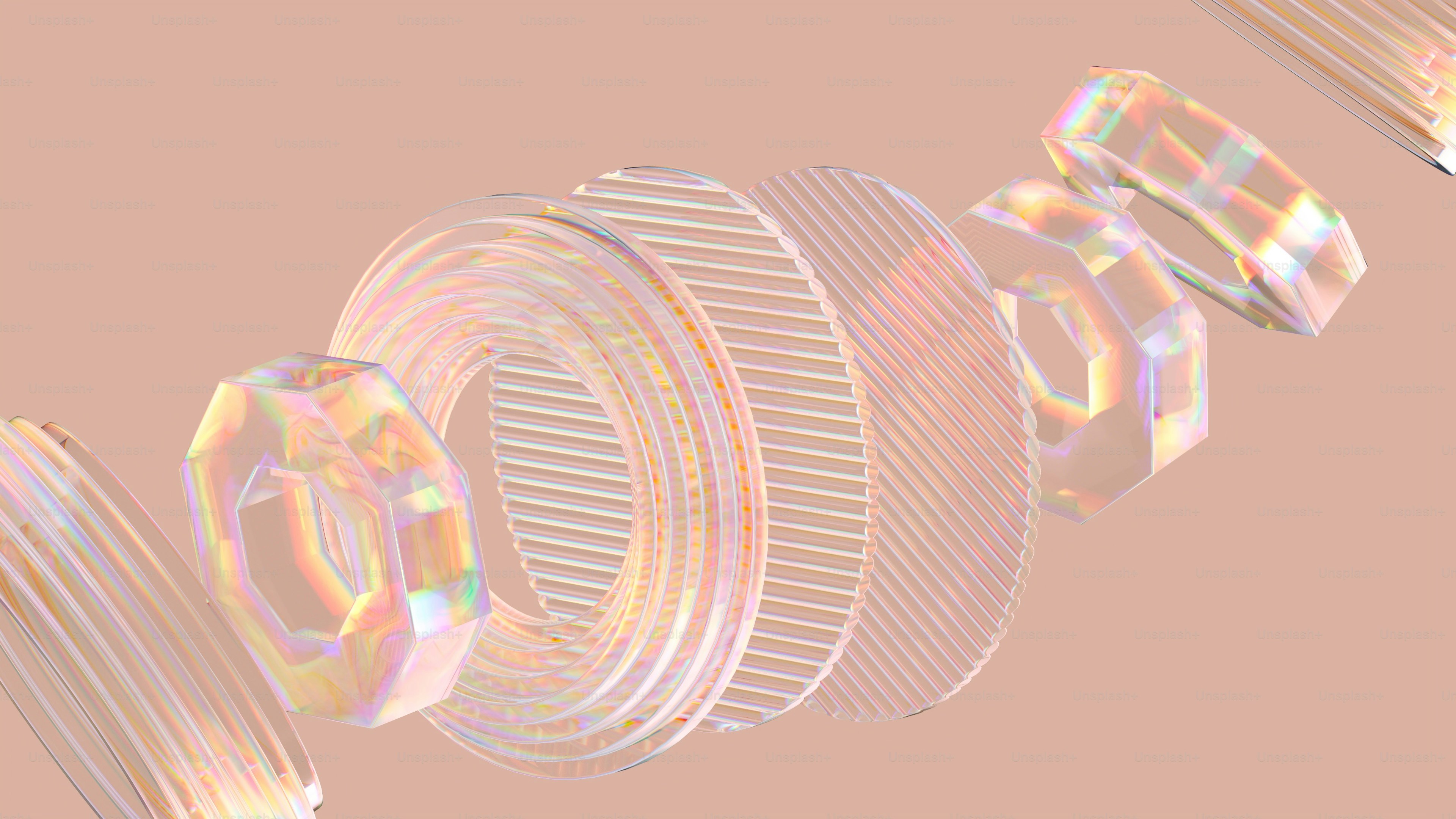 A picture of a camera lens on a pink background