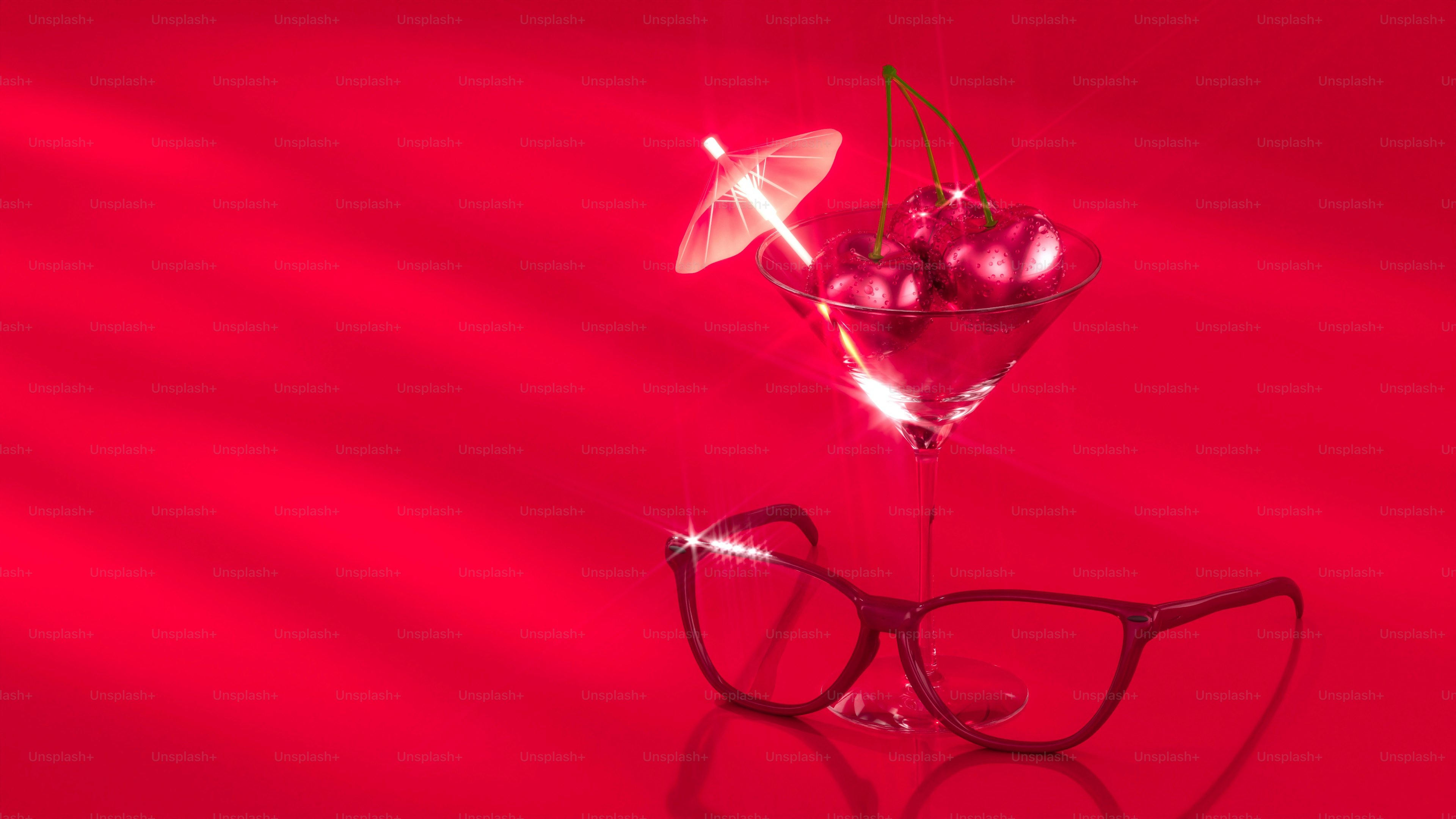 A pair of glasses sitting on top of a table