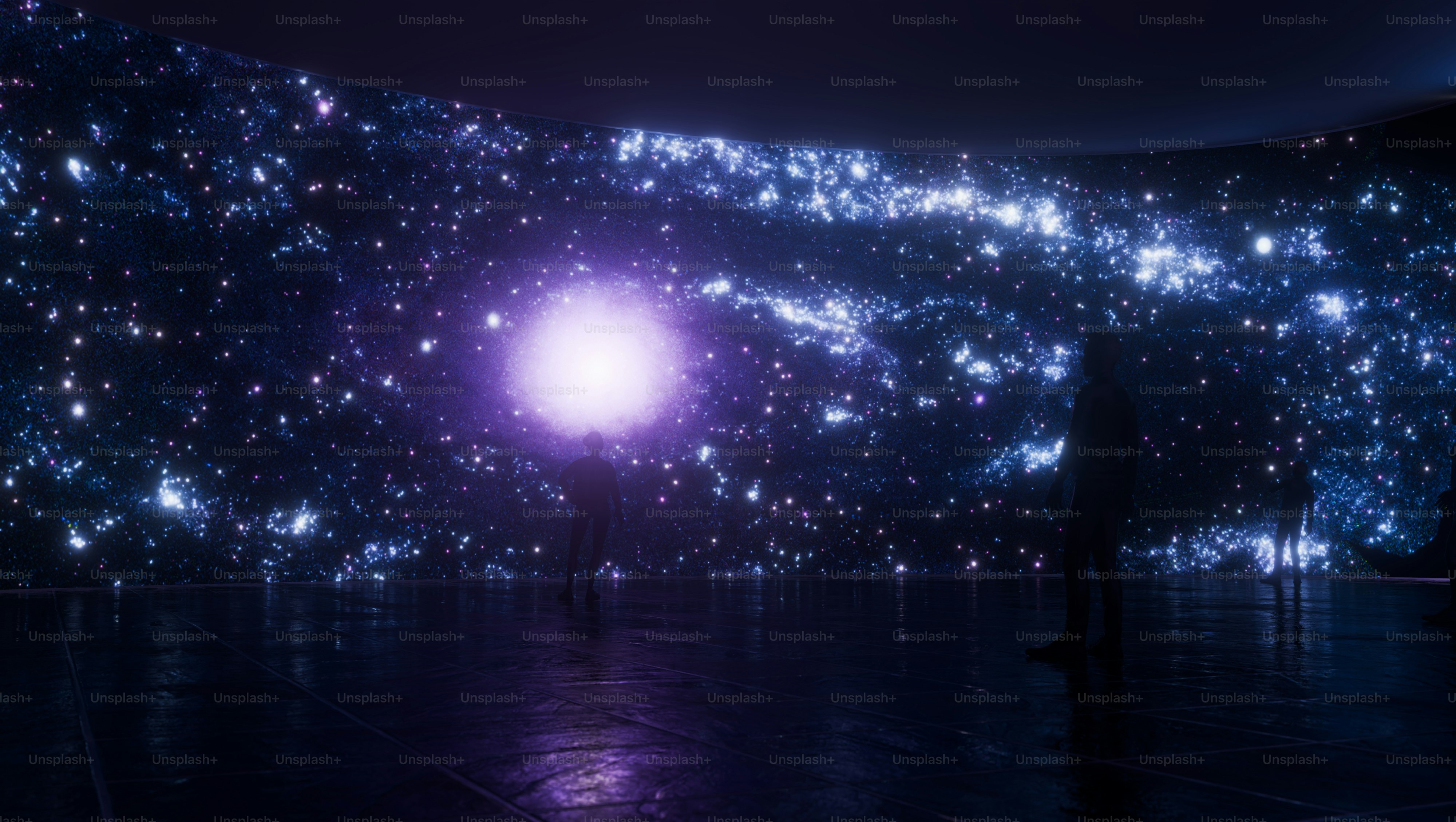 A person standing in the middle of a body of water