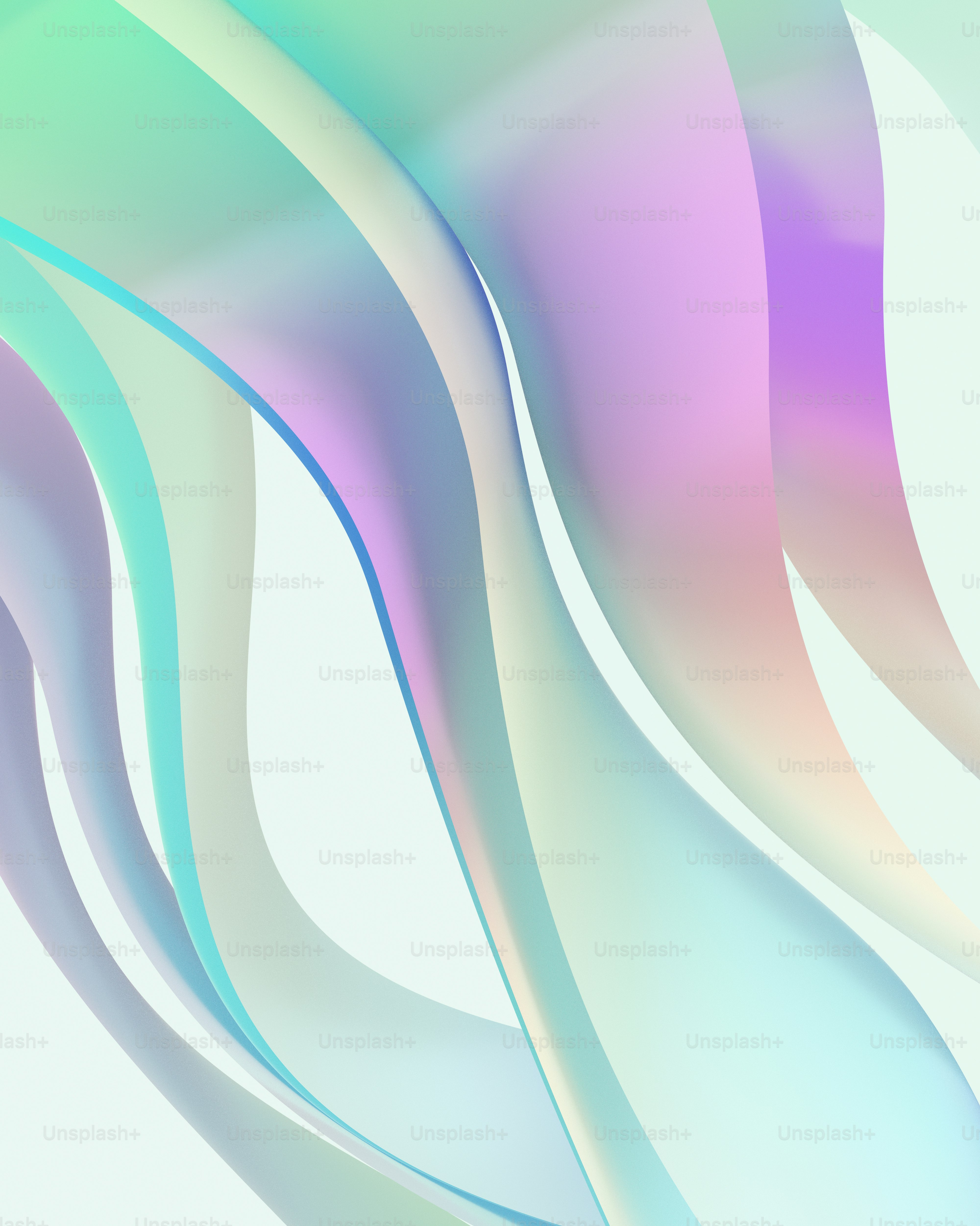 A white and blue abstract background with wavy lines photo – Wallpaper ...