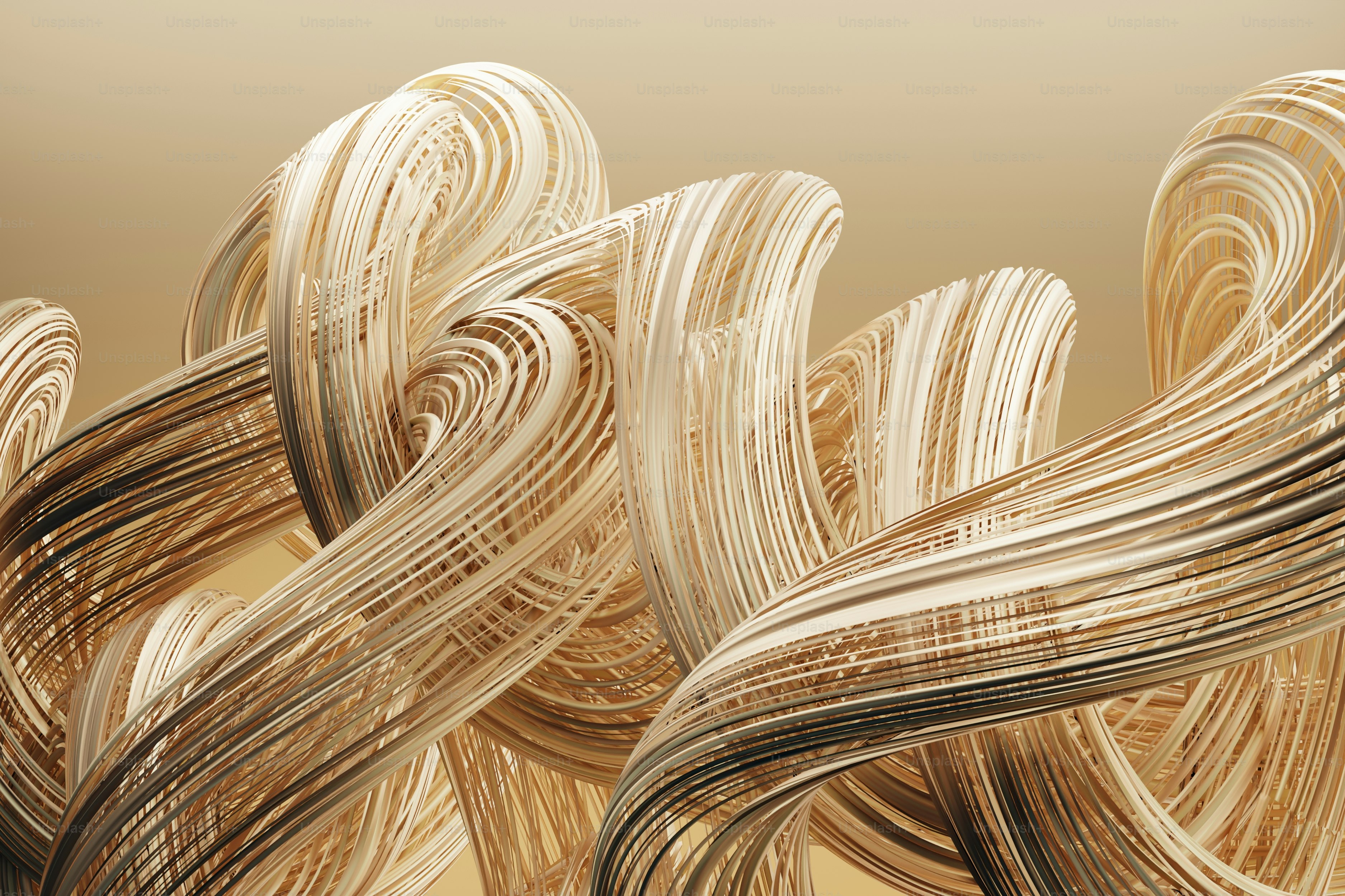 テーブルの上にあるワイヤーの束のクローズアップ