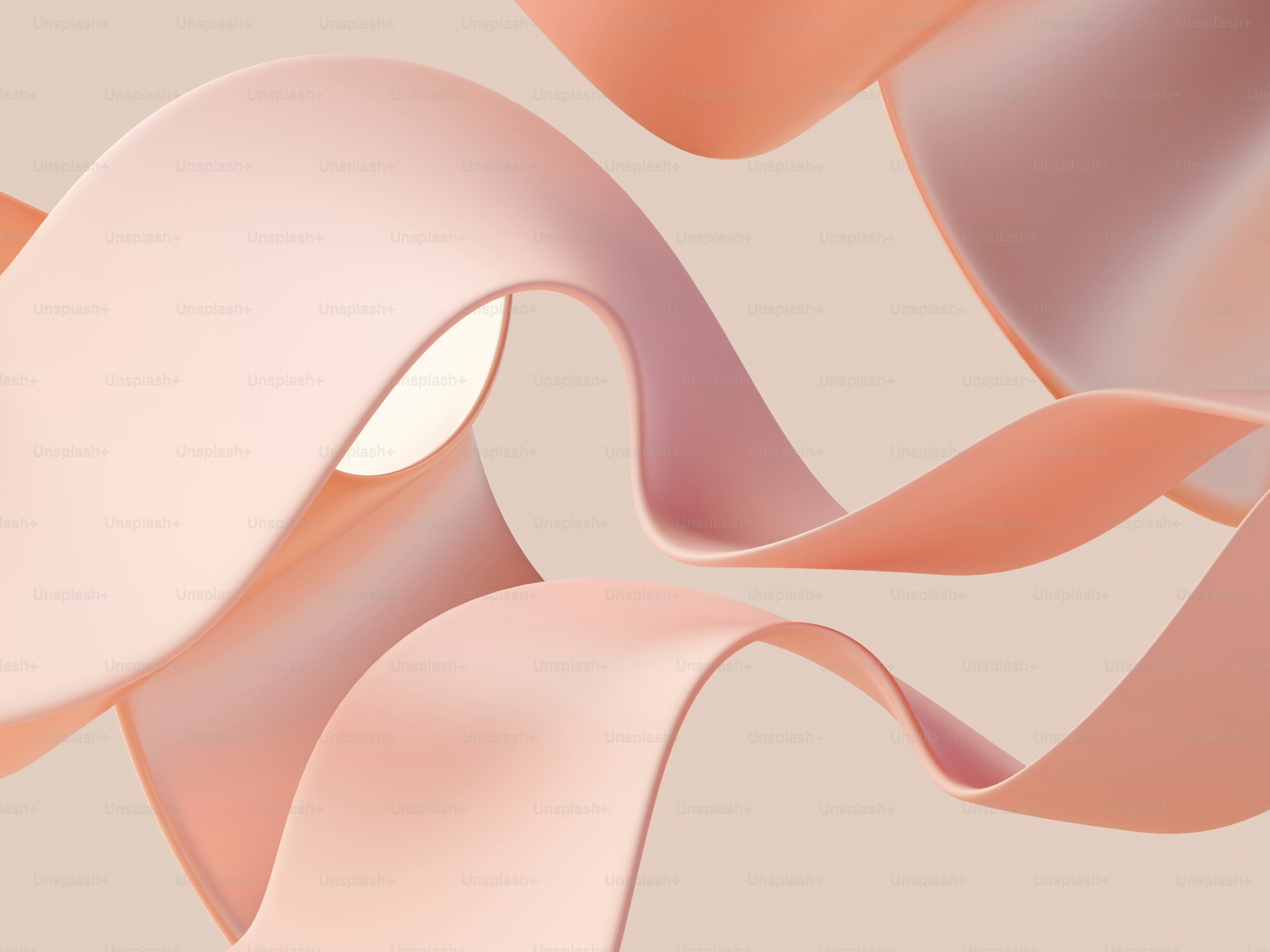 Ein computergeneriertes Bild einer rosa Schleife