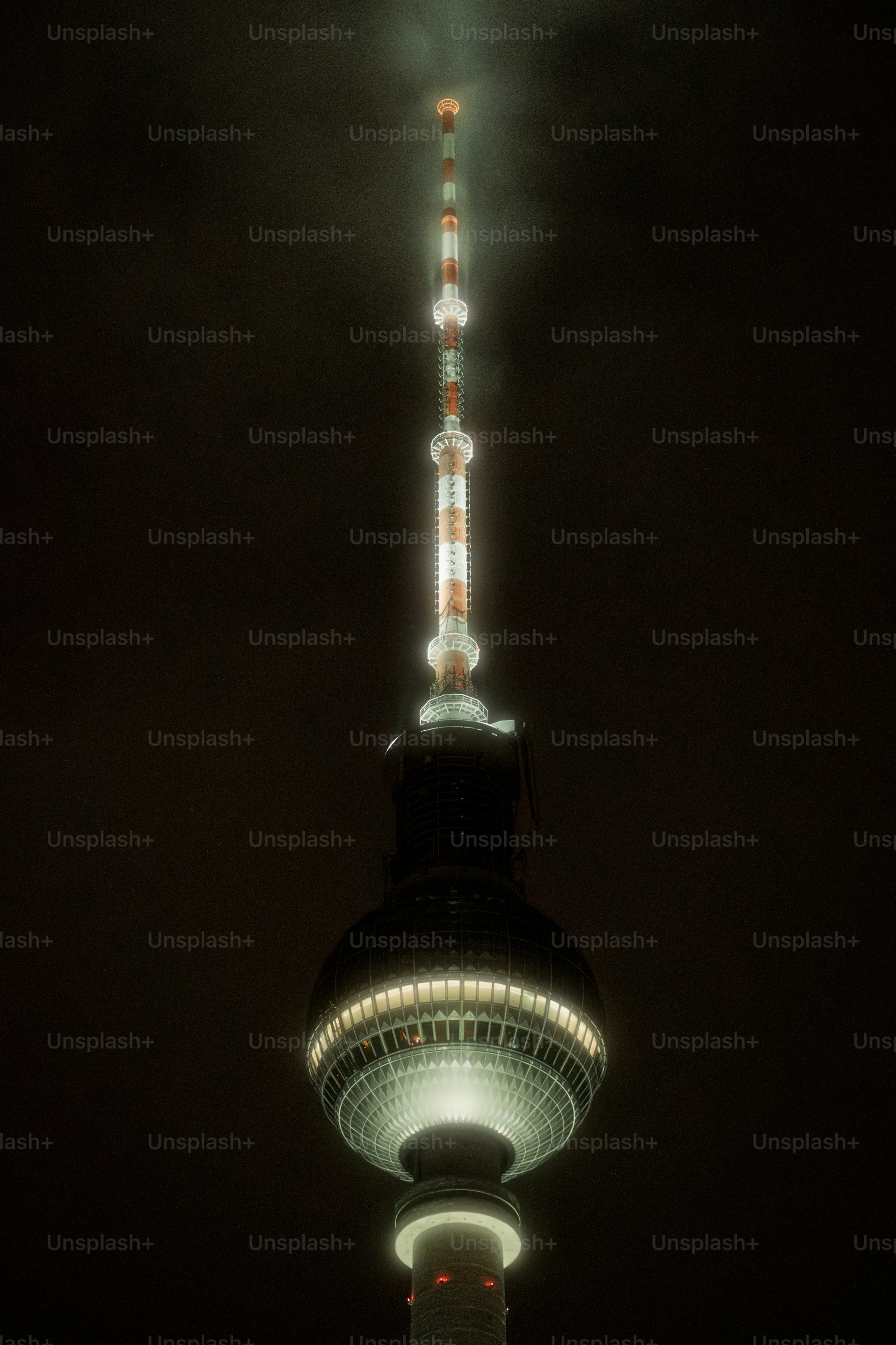 Berlin TV tower glowing on Dreamy Night