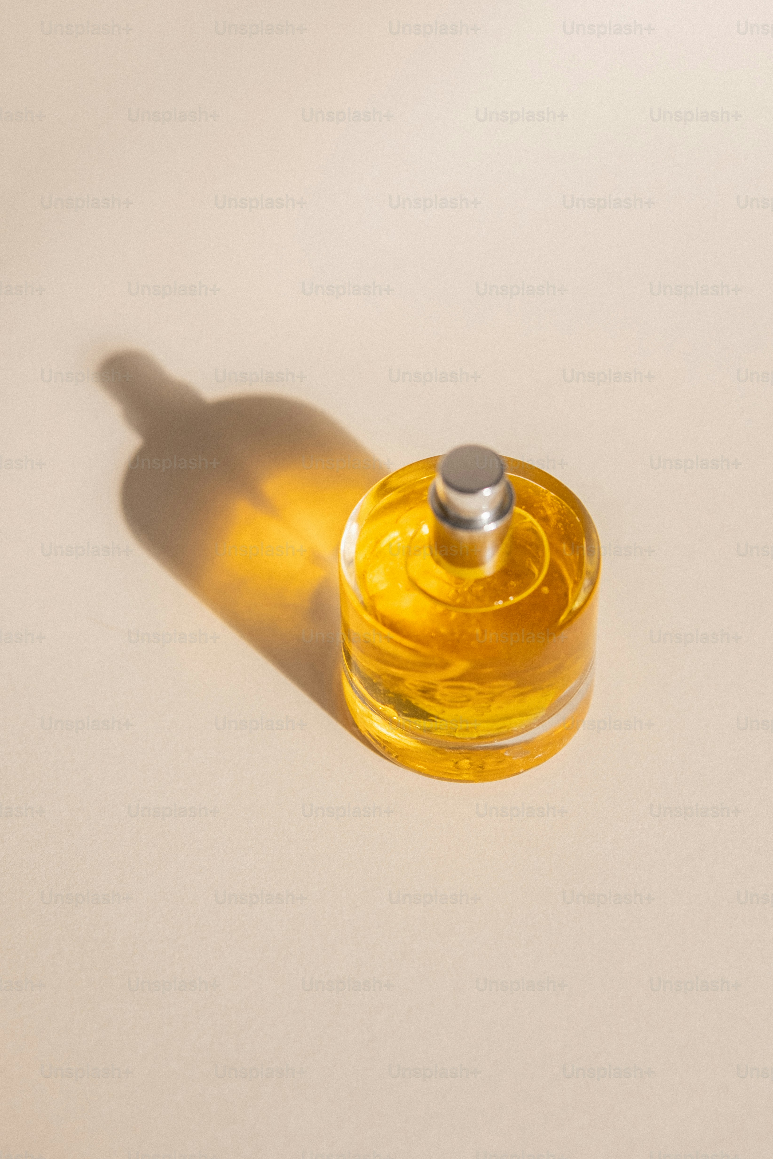 A bottle of oil sitting on top of a table