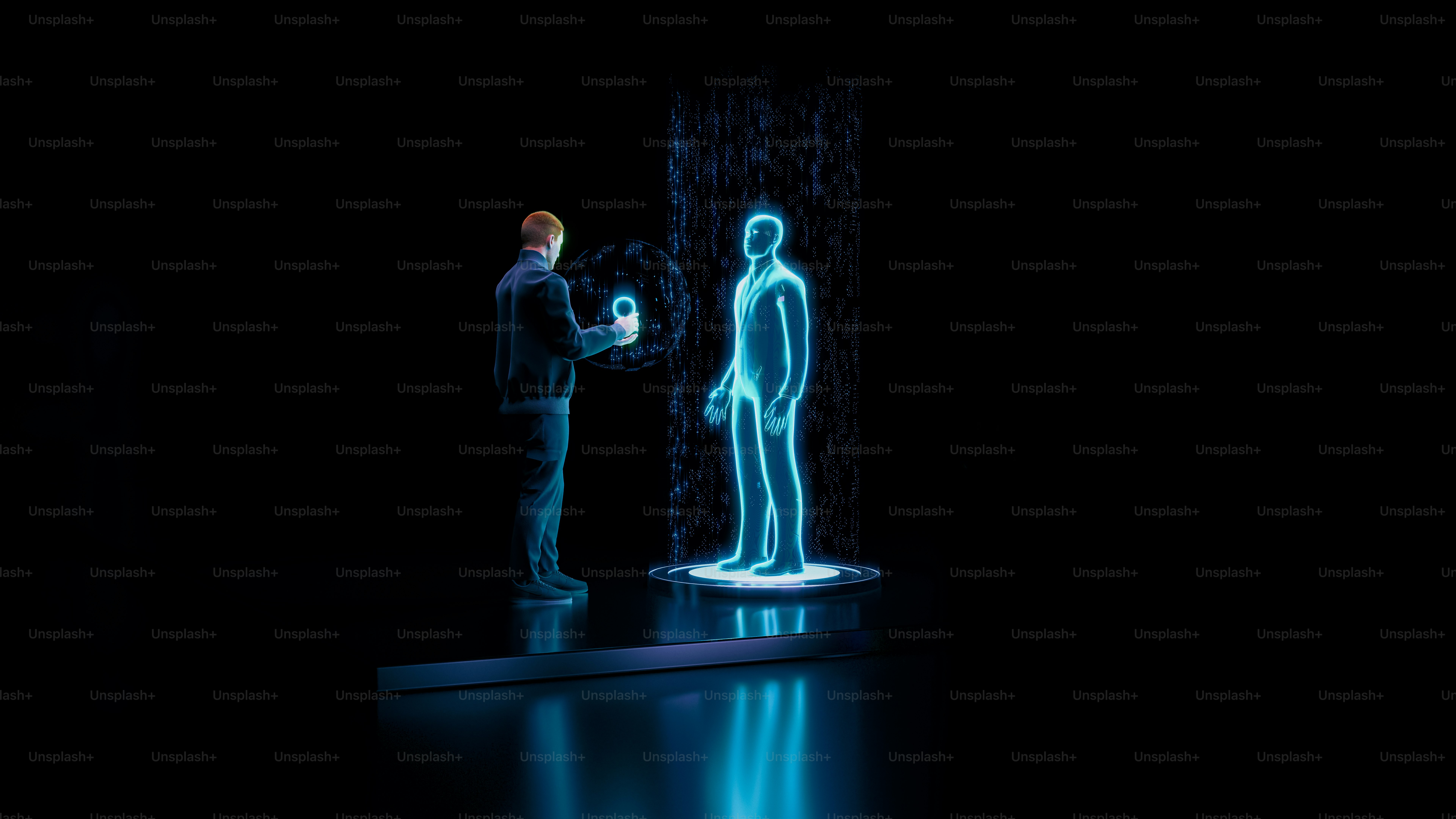 A man standing in front of an open door