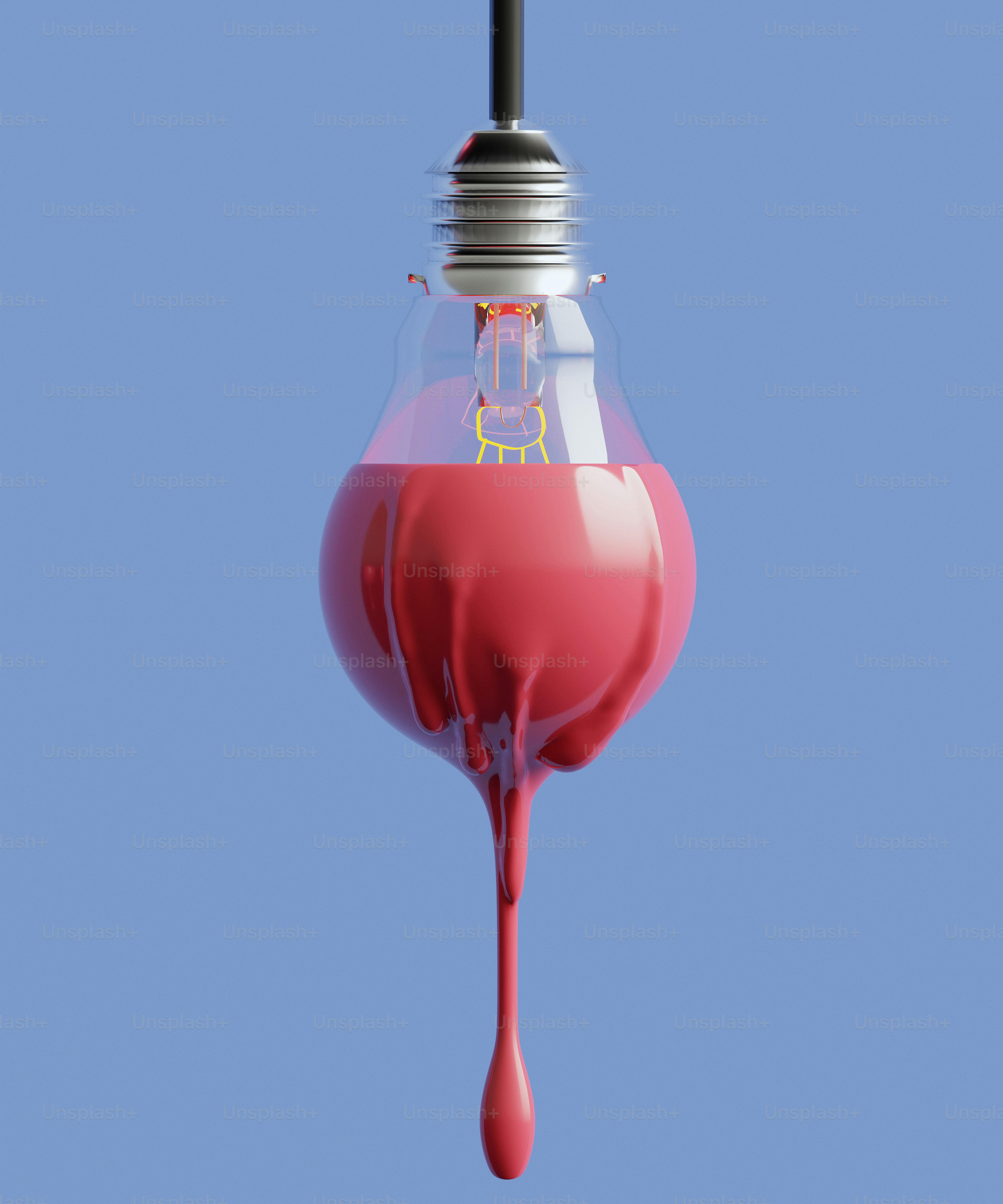 A statue is melting and dripping down. photo – 3d render Image on Unsplash