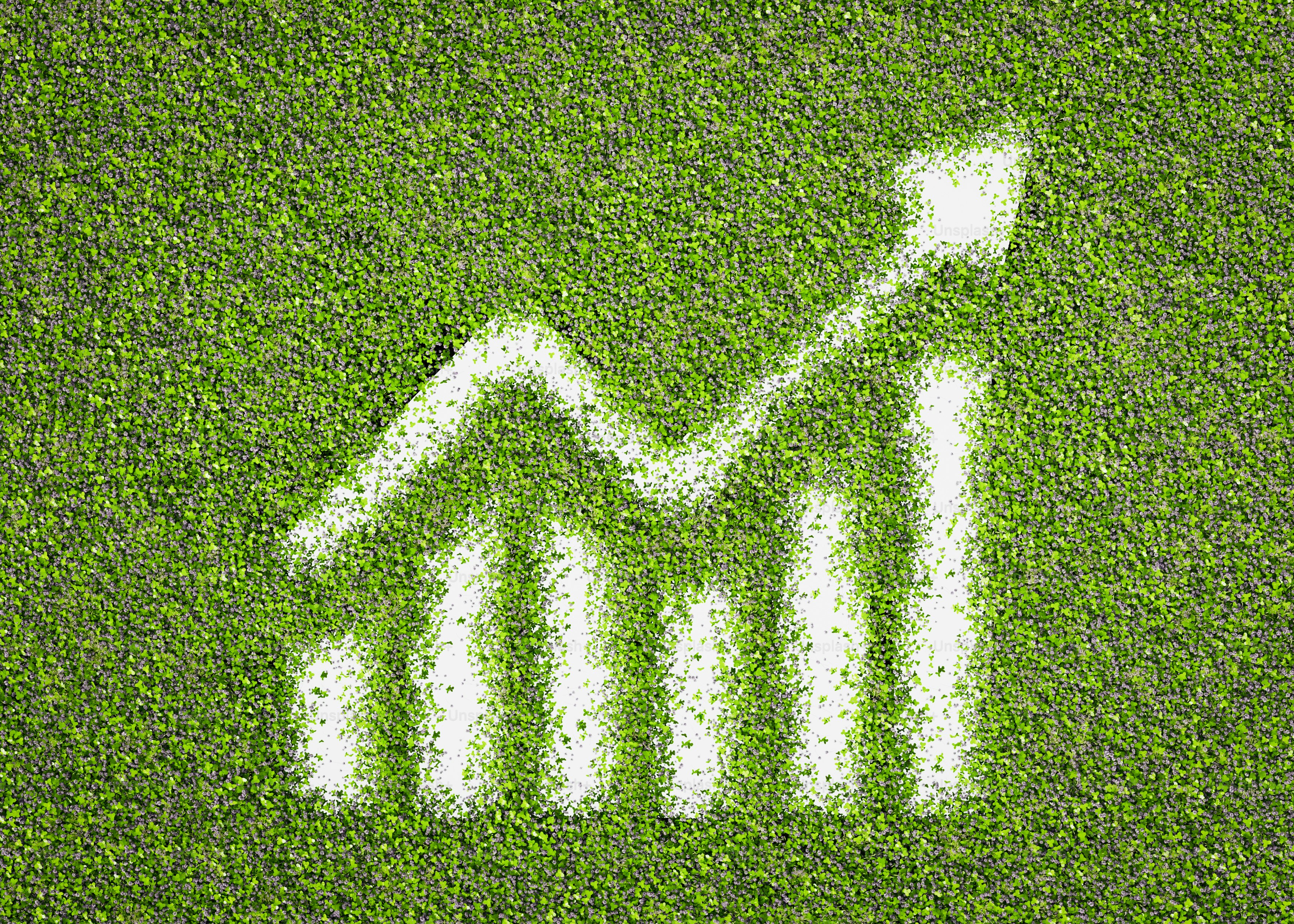 Graph showing positive growth, likely profits.