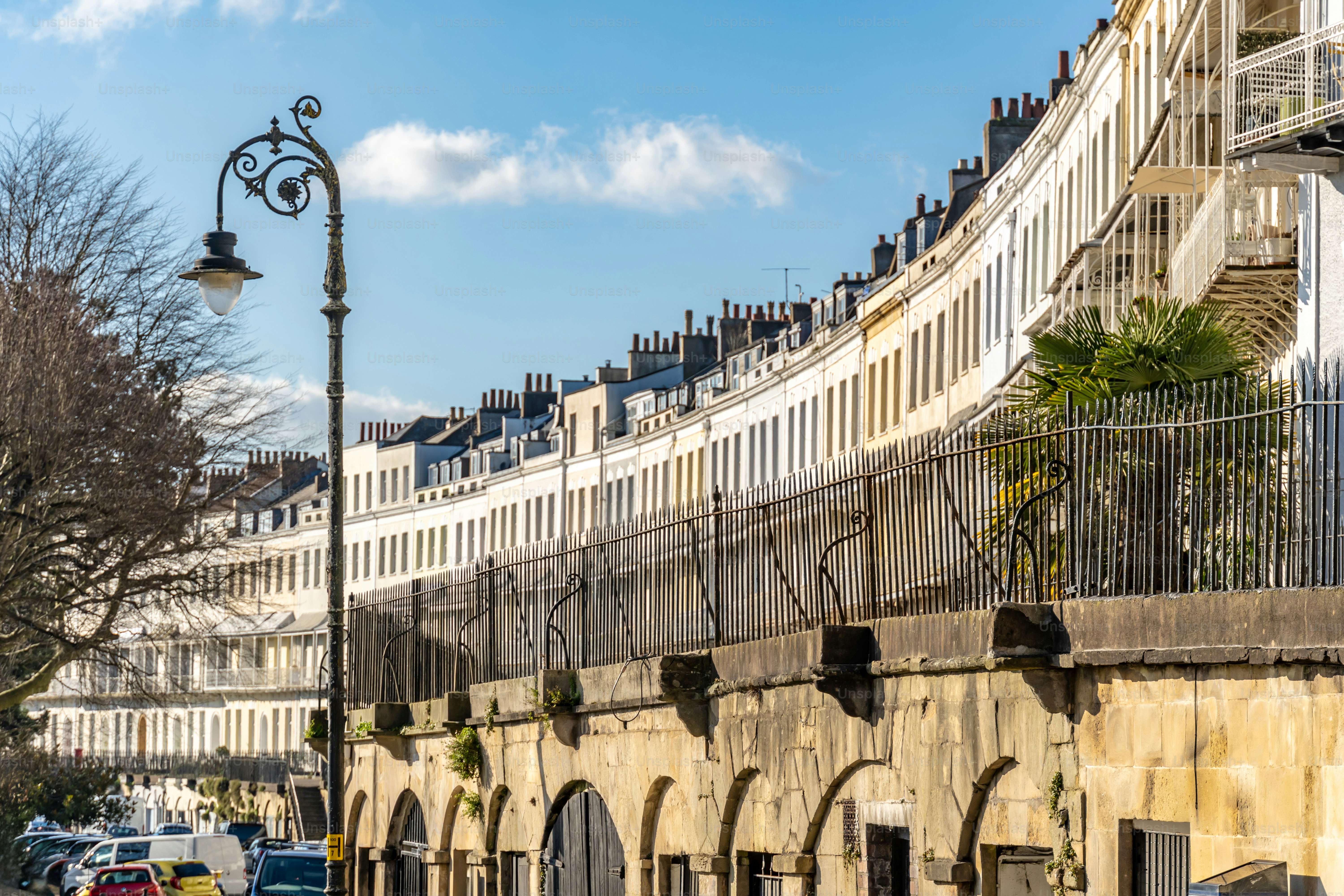 Résidentiel Royal York Crescent dans le quartier de Clifton à Bristol