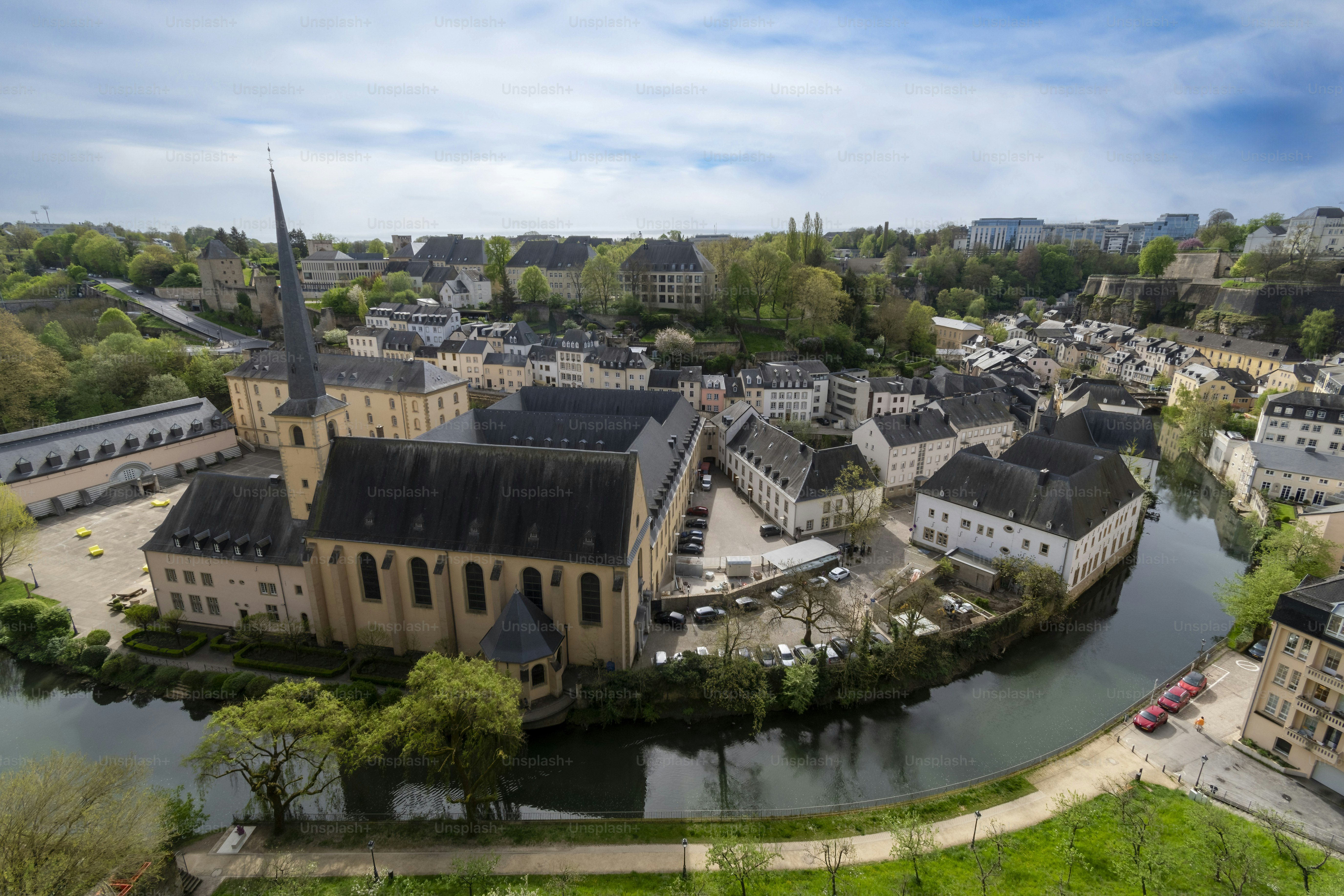 View across the Luxembourg capital from the walls overlooking the old quarters