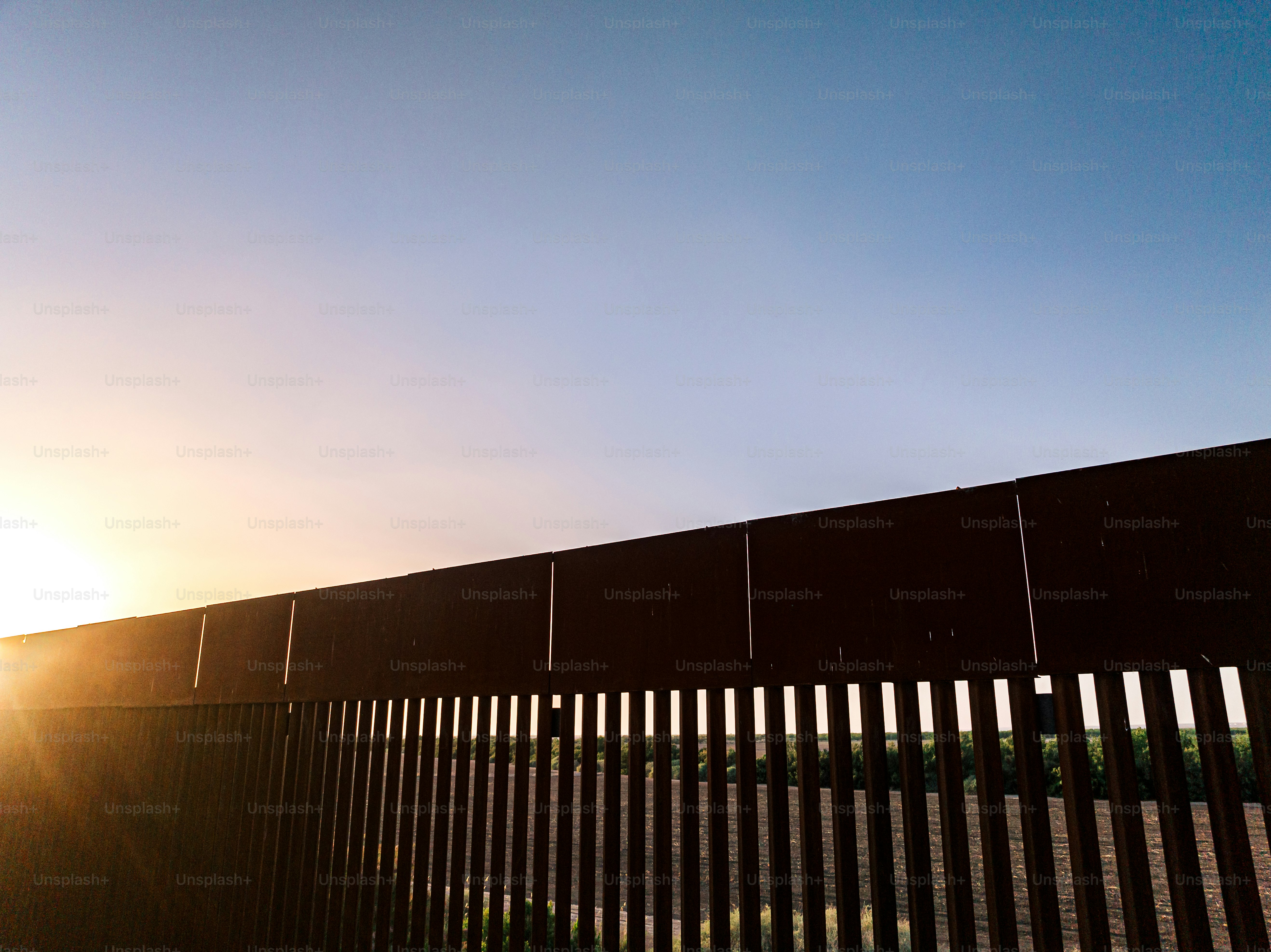 U.S. Southern Border Wall Fence separating El Paso, Texas and Ciudad Juárez, Mexico in Springtime

Photo taken from Mexico side of the Border Wall