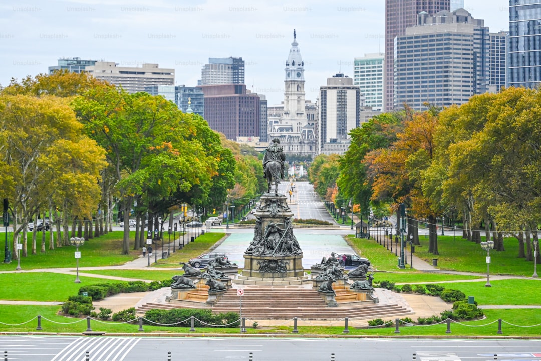 City Hall, Philadelphia center city. Autumn
