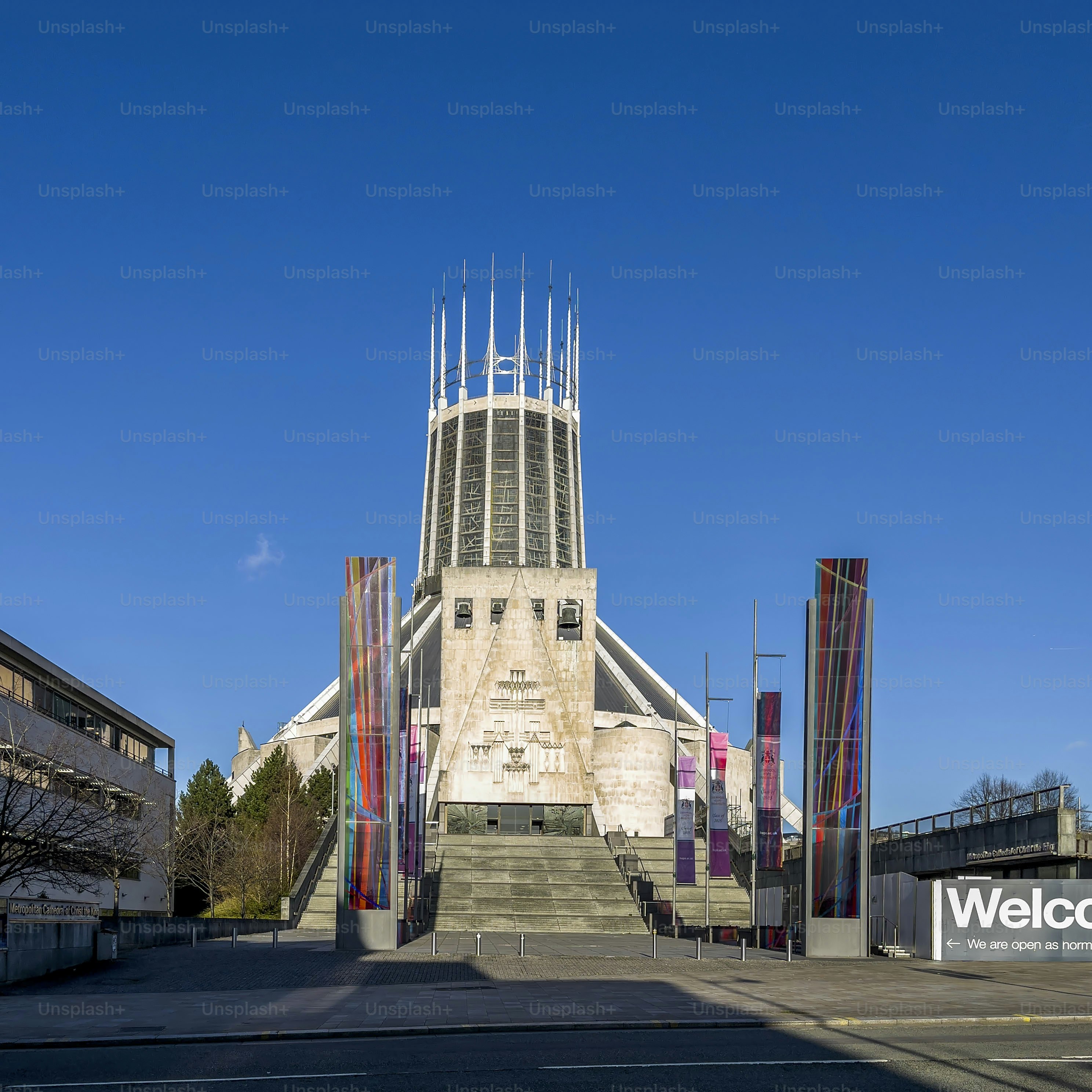 Blick auf die Liverpool Metropolitan Cathedral im Zentrum von Liverpool
