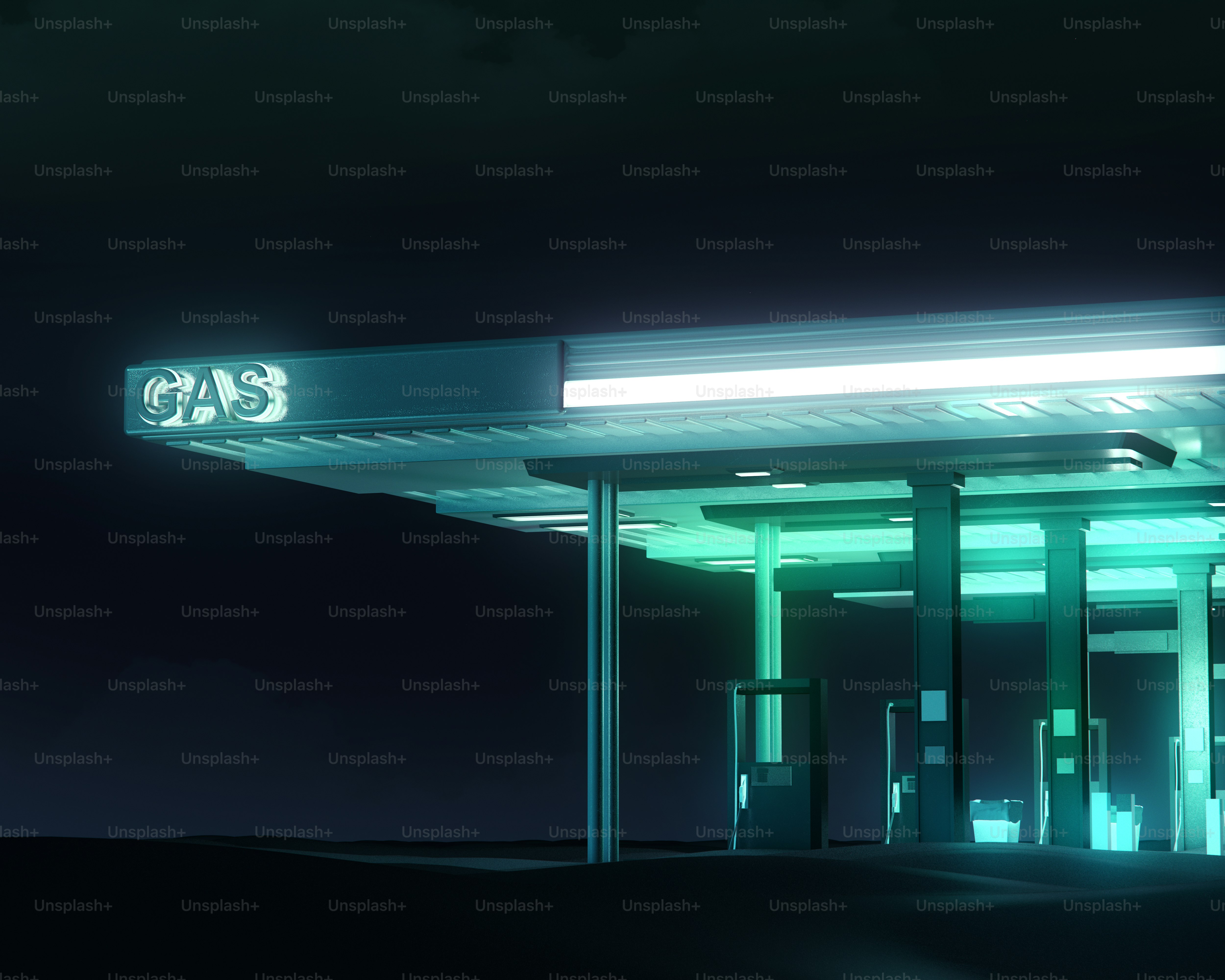Gas Station Nostalgia | Unsplash+ Production Item #UNSGAS-1 | RSDB™