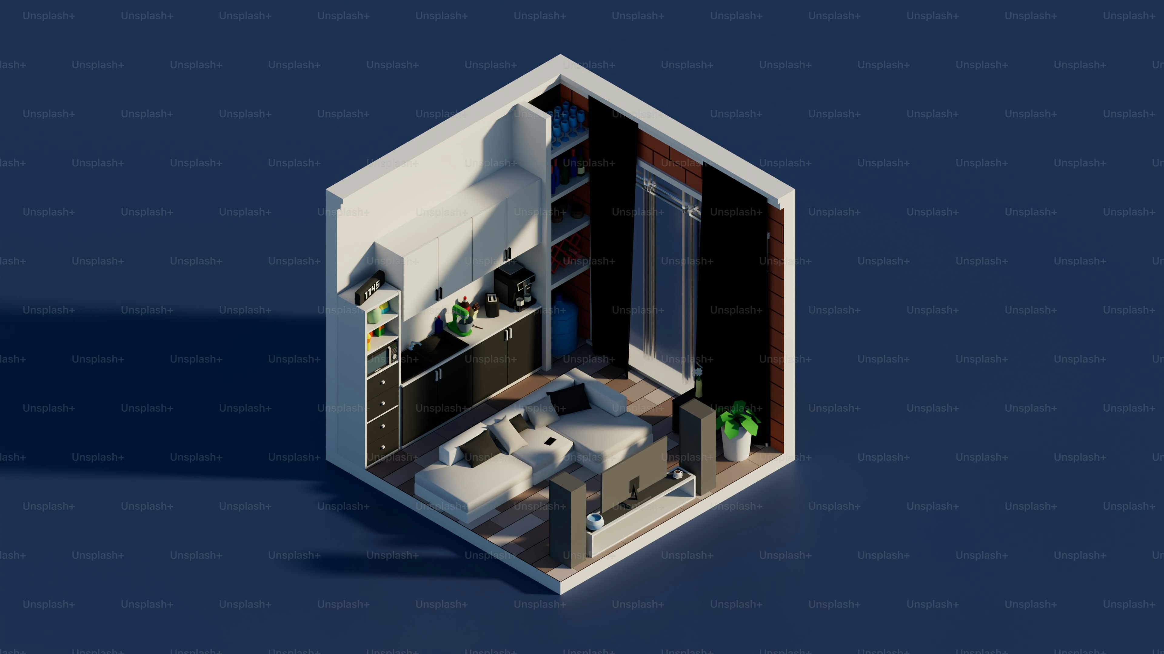isometric,room