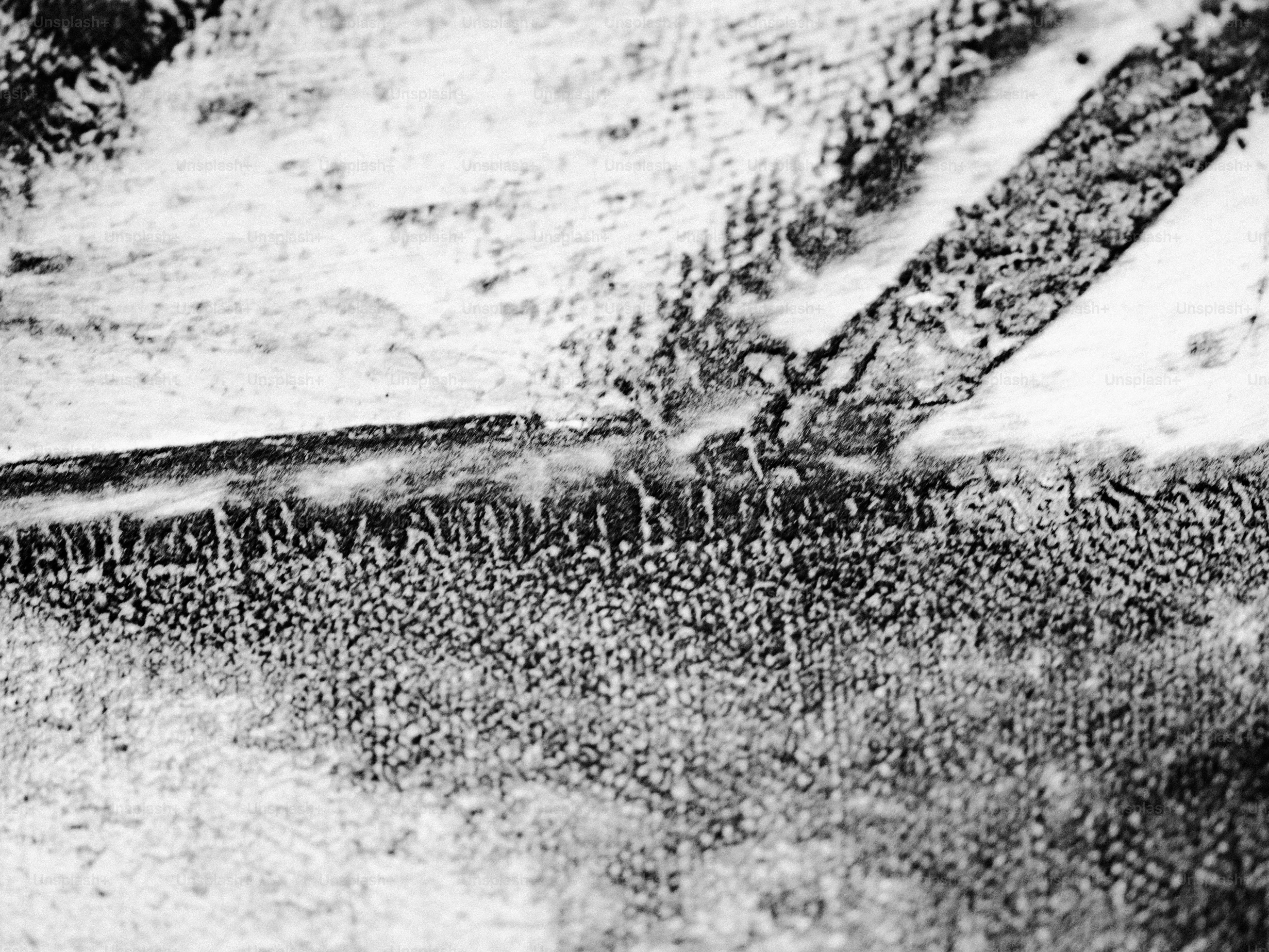 A black and white image with an abstract design.