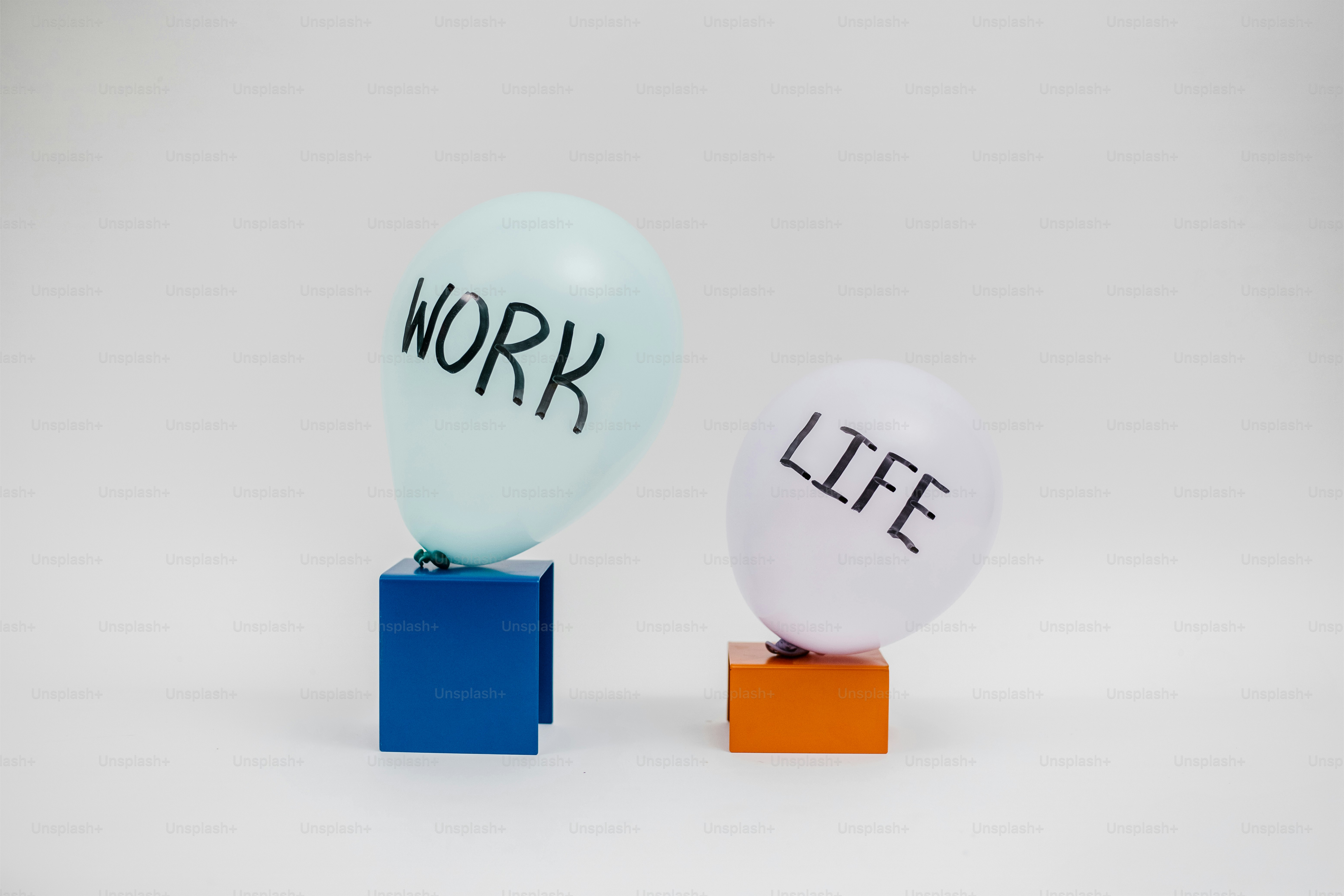 Trabalho e vida são equilibrados de forma diferente.