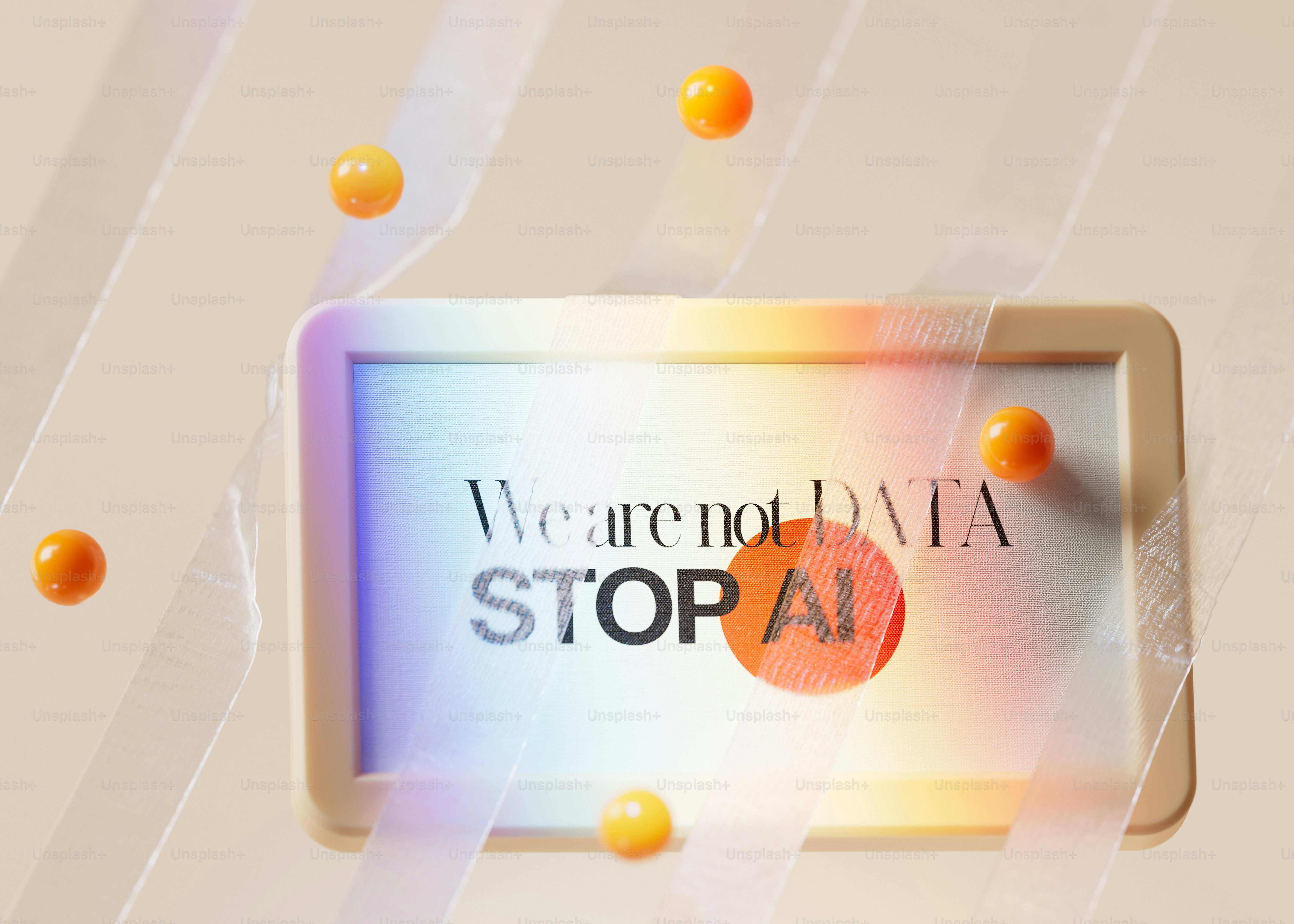 Hentikan ai, kami bukan data.