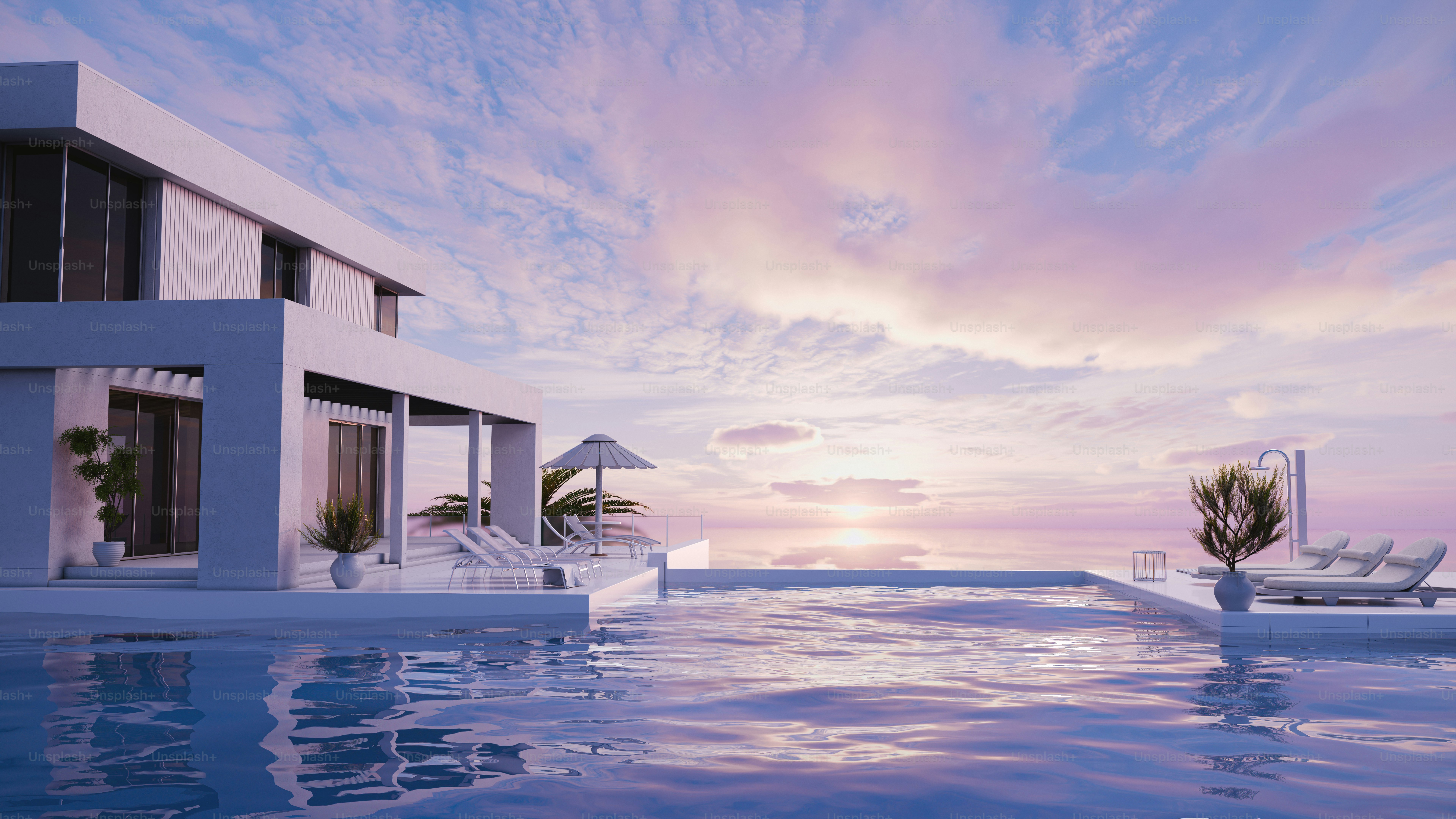 Modern oceanfront villas designed for luxury vacation rental income