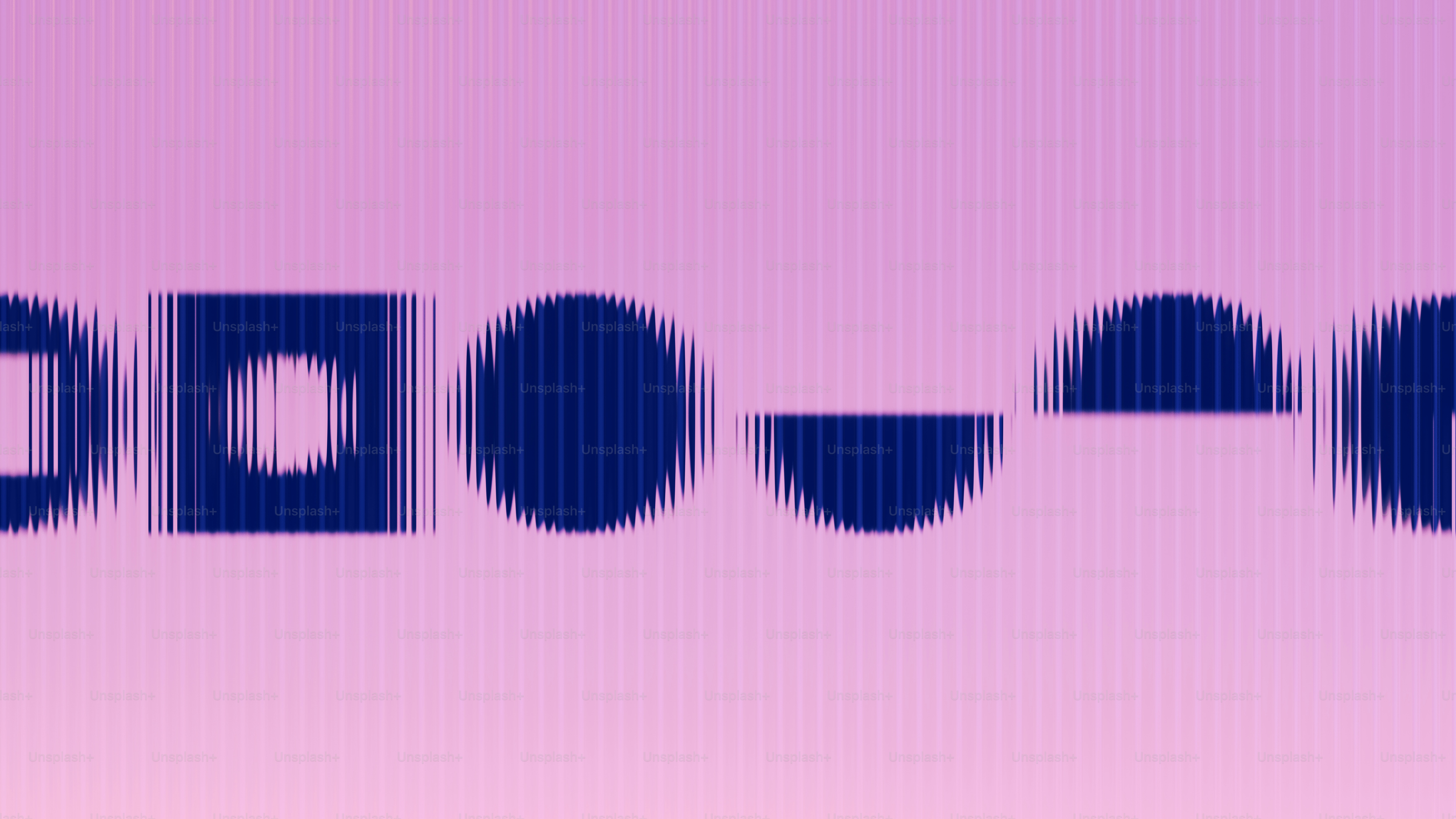Reeded Frosted Glass Blue Geometric Block Shapes Pink Purple Background 3d Illustration