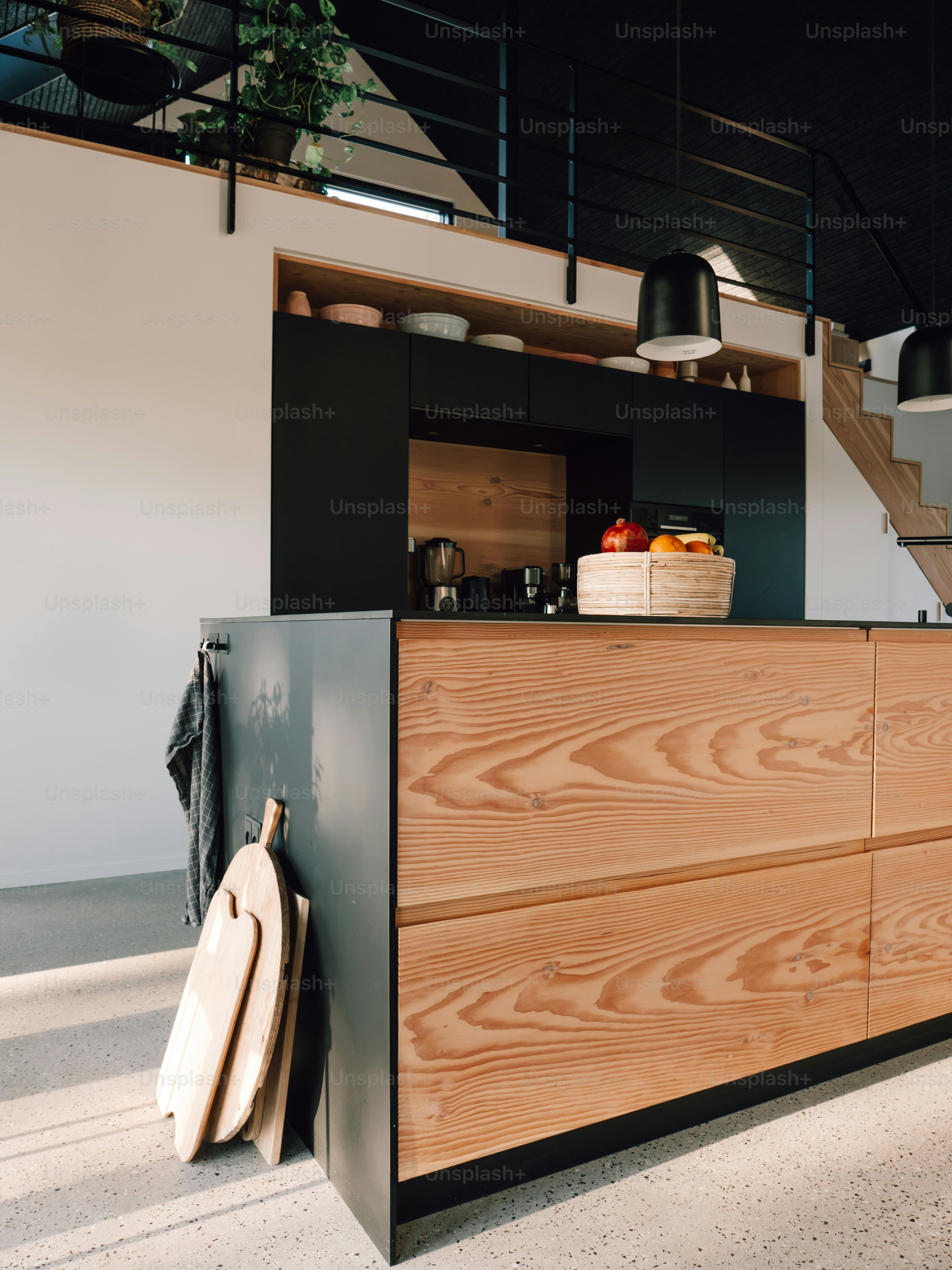 DIY furniture kitchen island with organized drawers and custom storage features