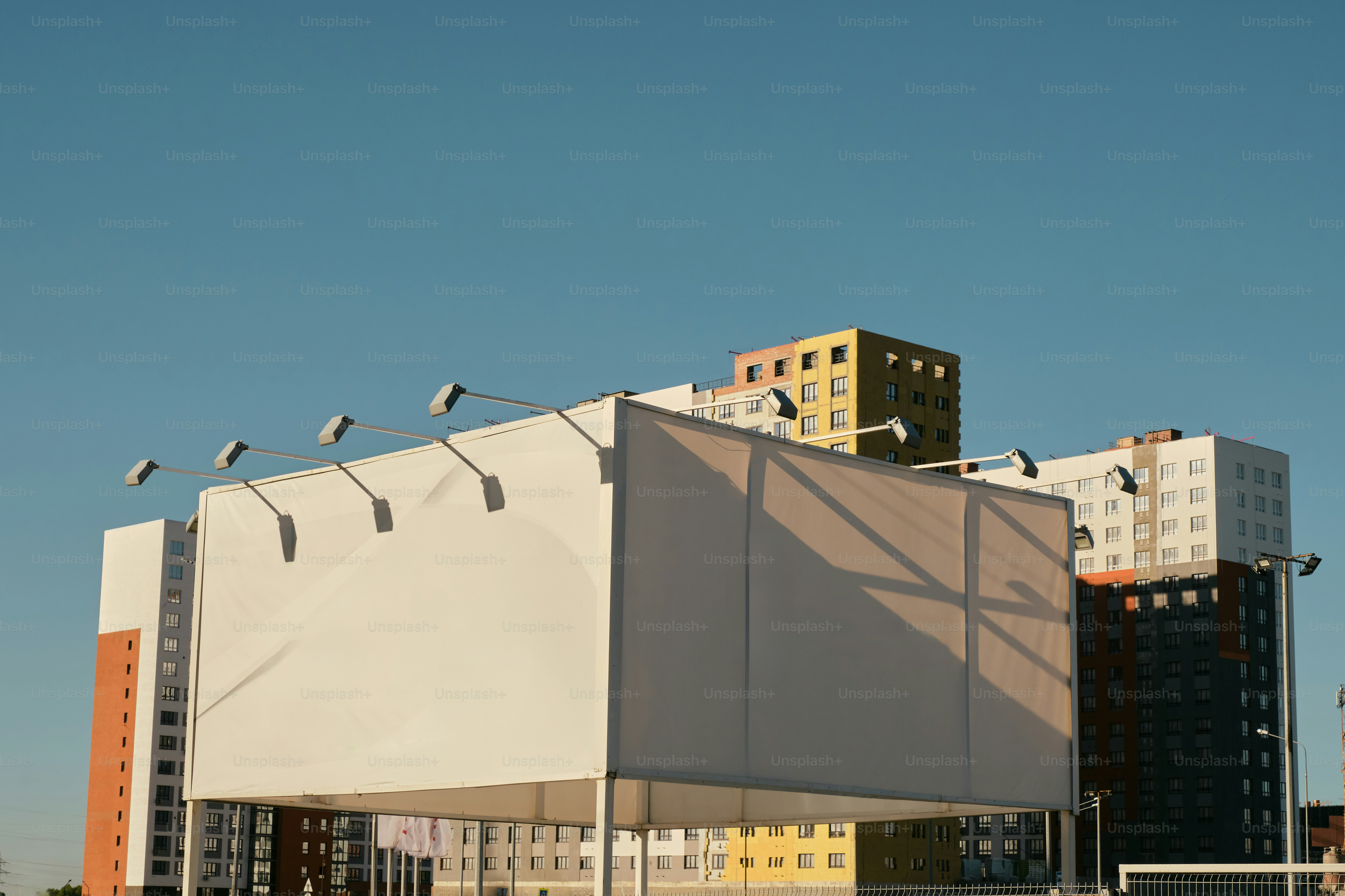 billboard in urban environment