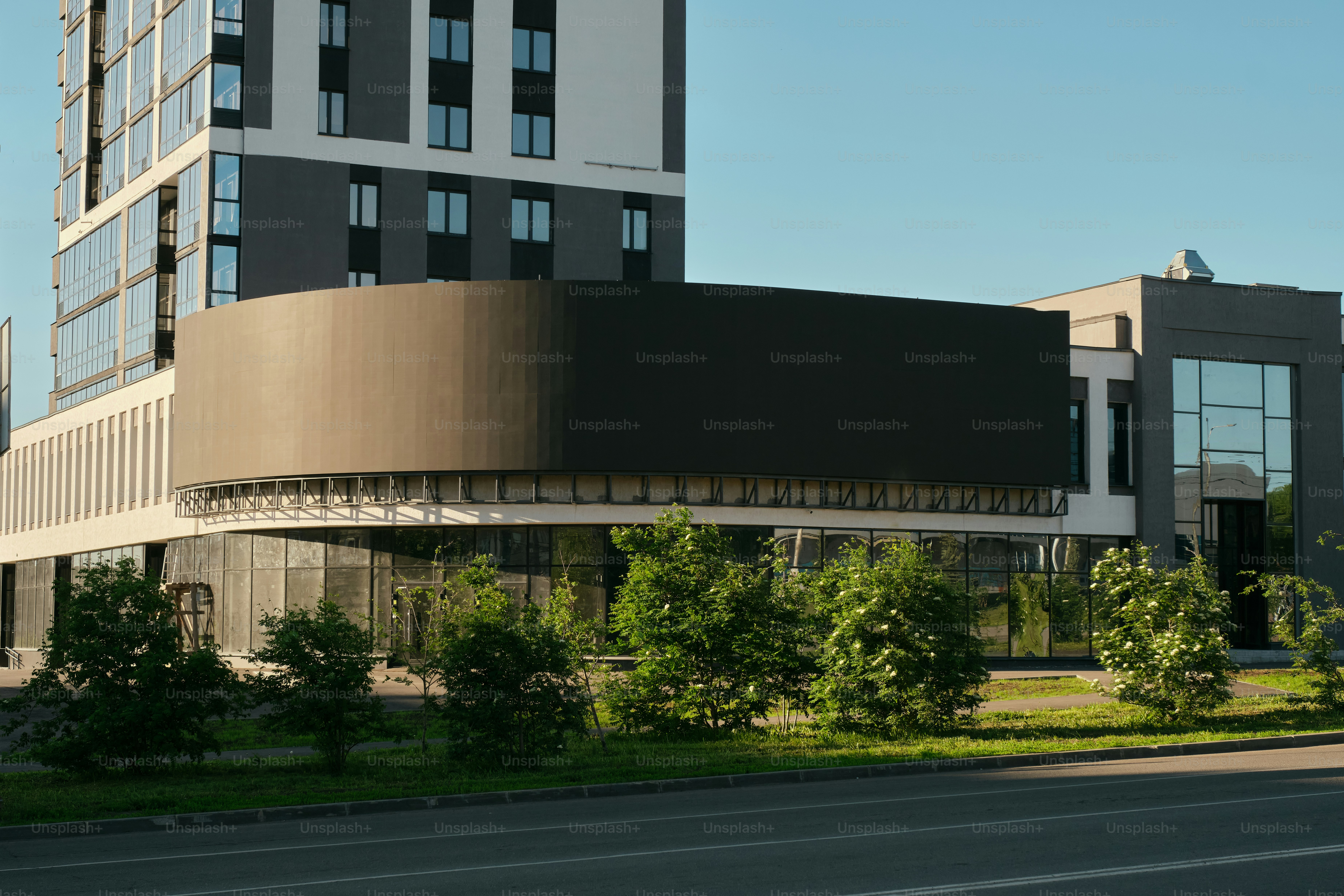 billboard in urban environment