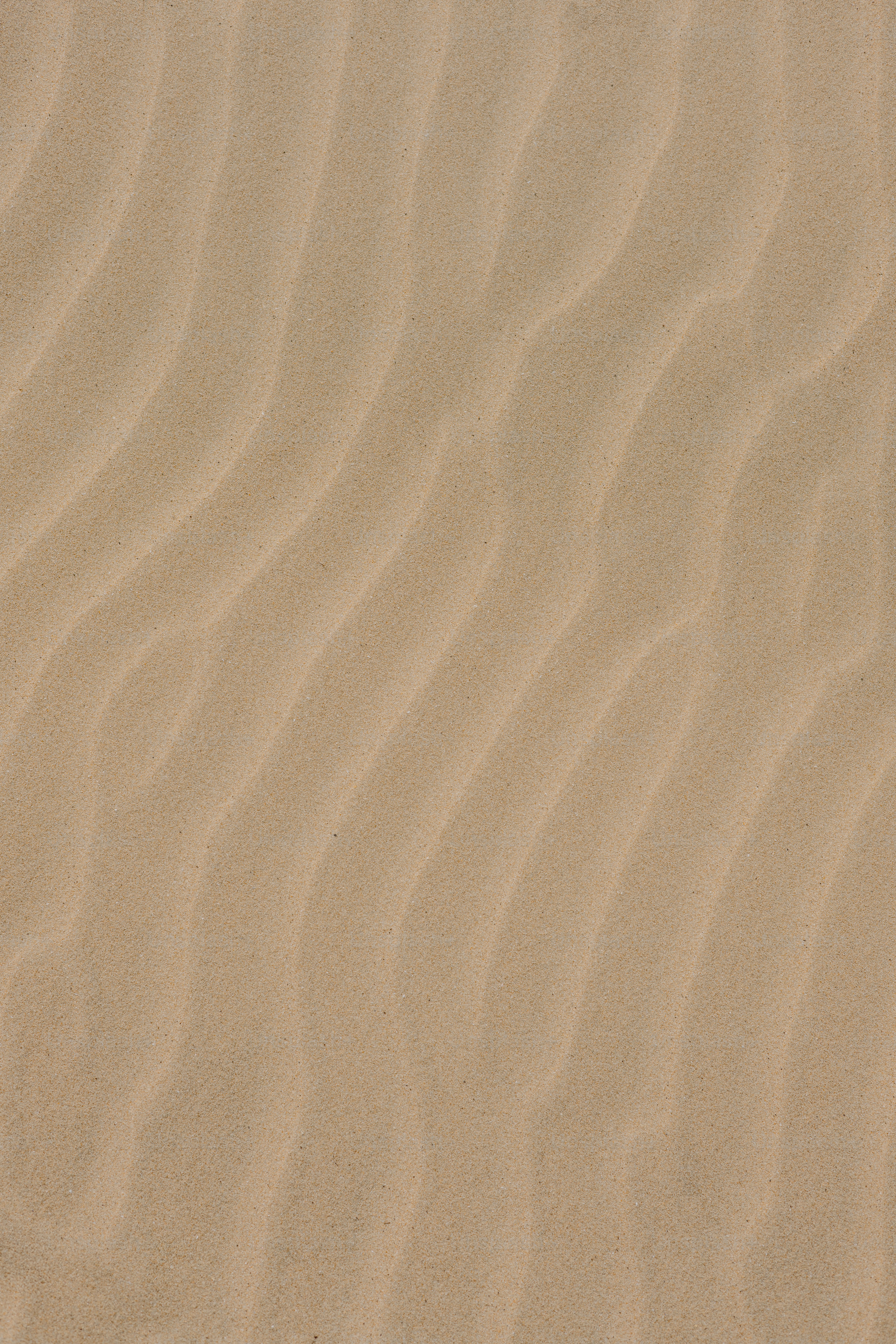 Sand dunes exhibit wavy textures on the beach.