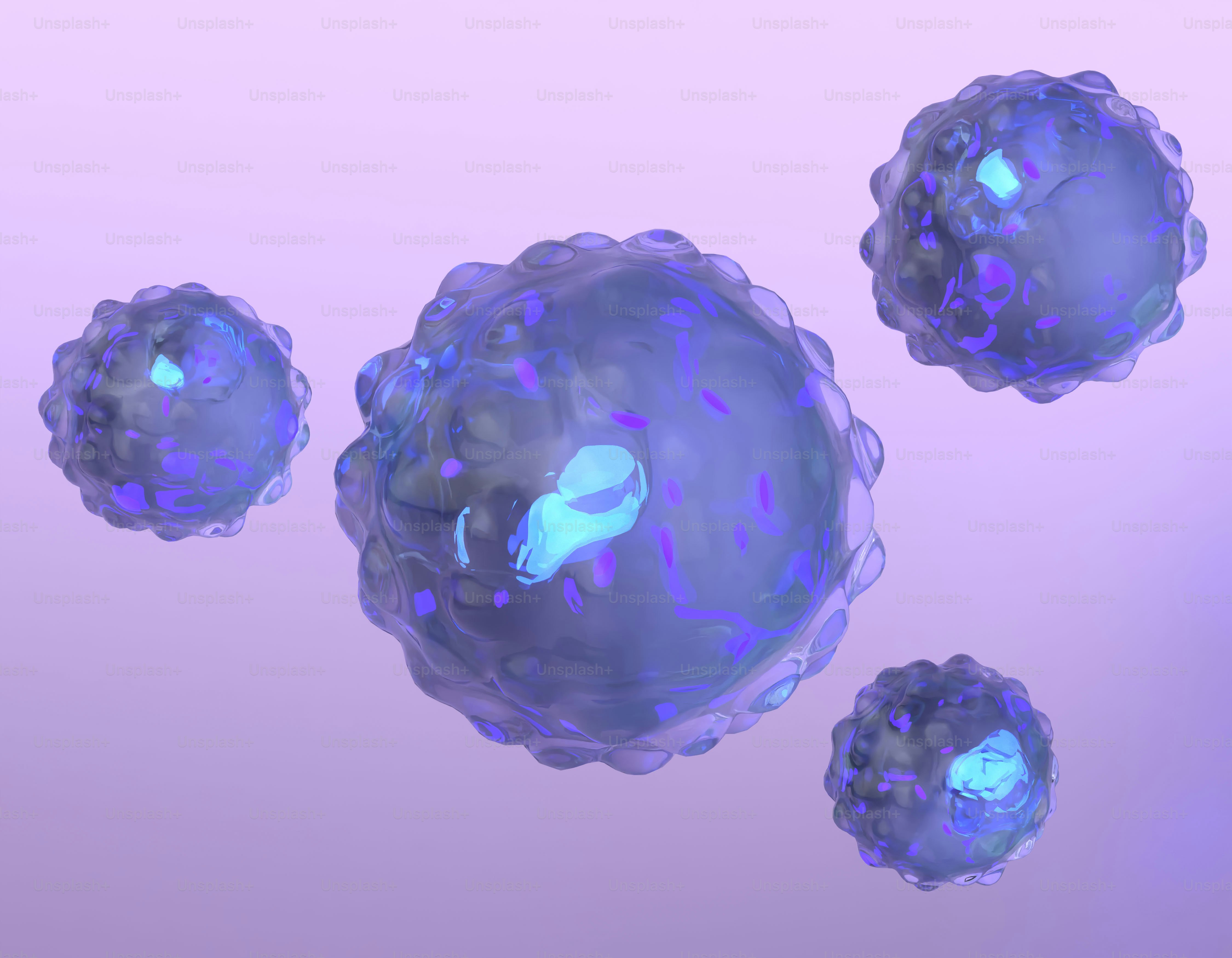 キャプションはこちらです: **セルの抽象的なレンダリング**