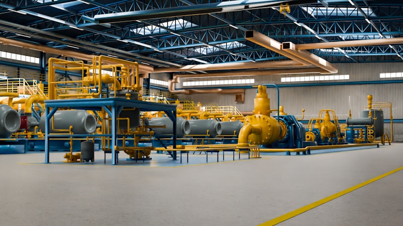 semiconductor wafer, microchip manufacturing, industrial factory floor