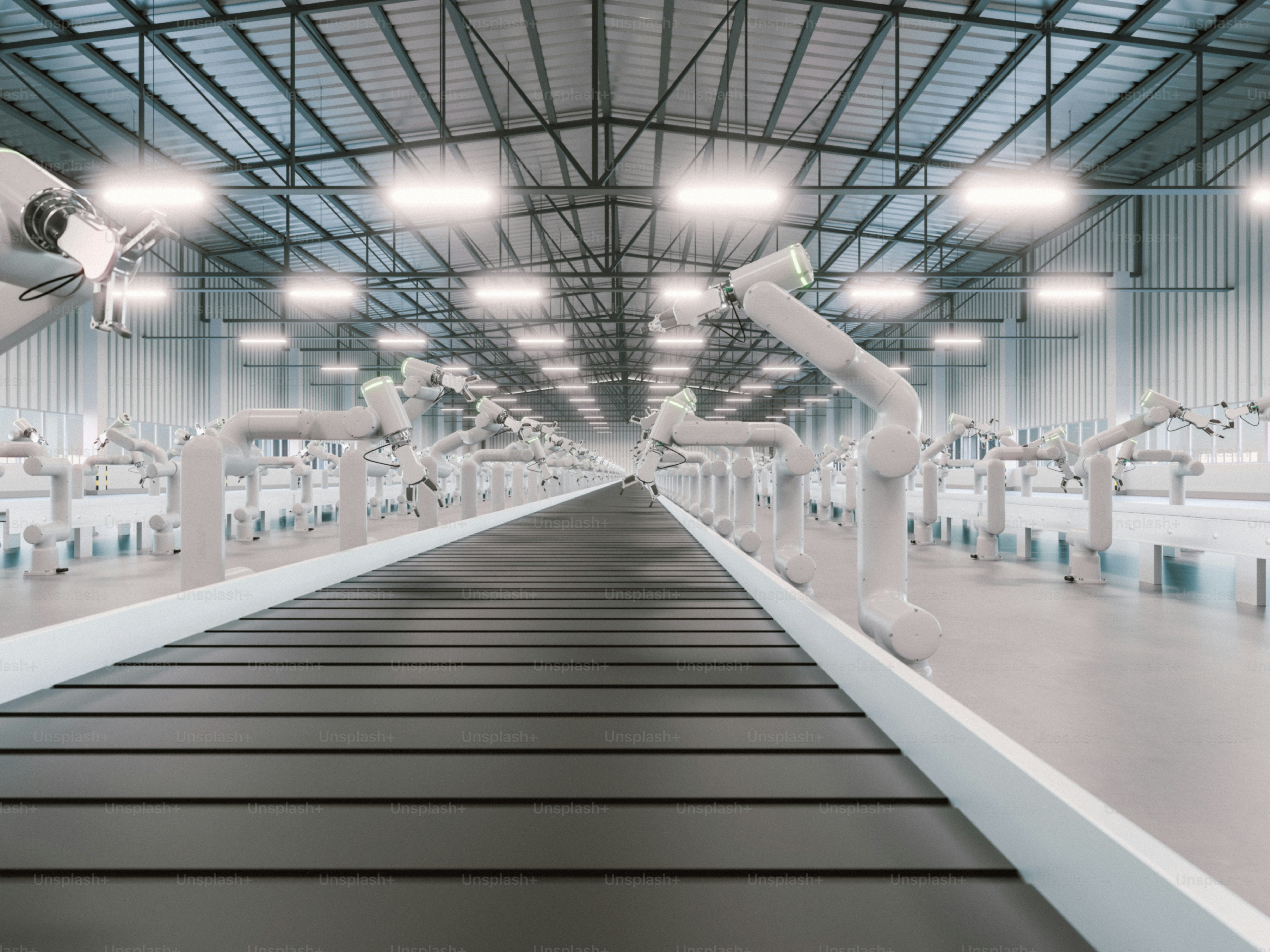 Robotic arms work in a factory. photo – Technology Image on Unsplash