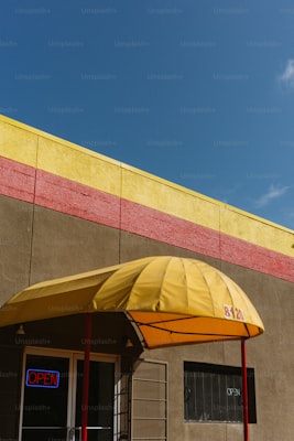 Restaurant drive-thru exterior
