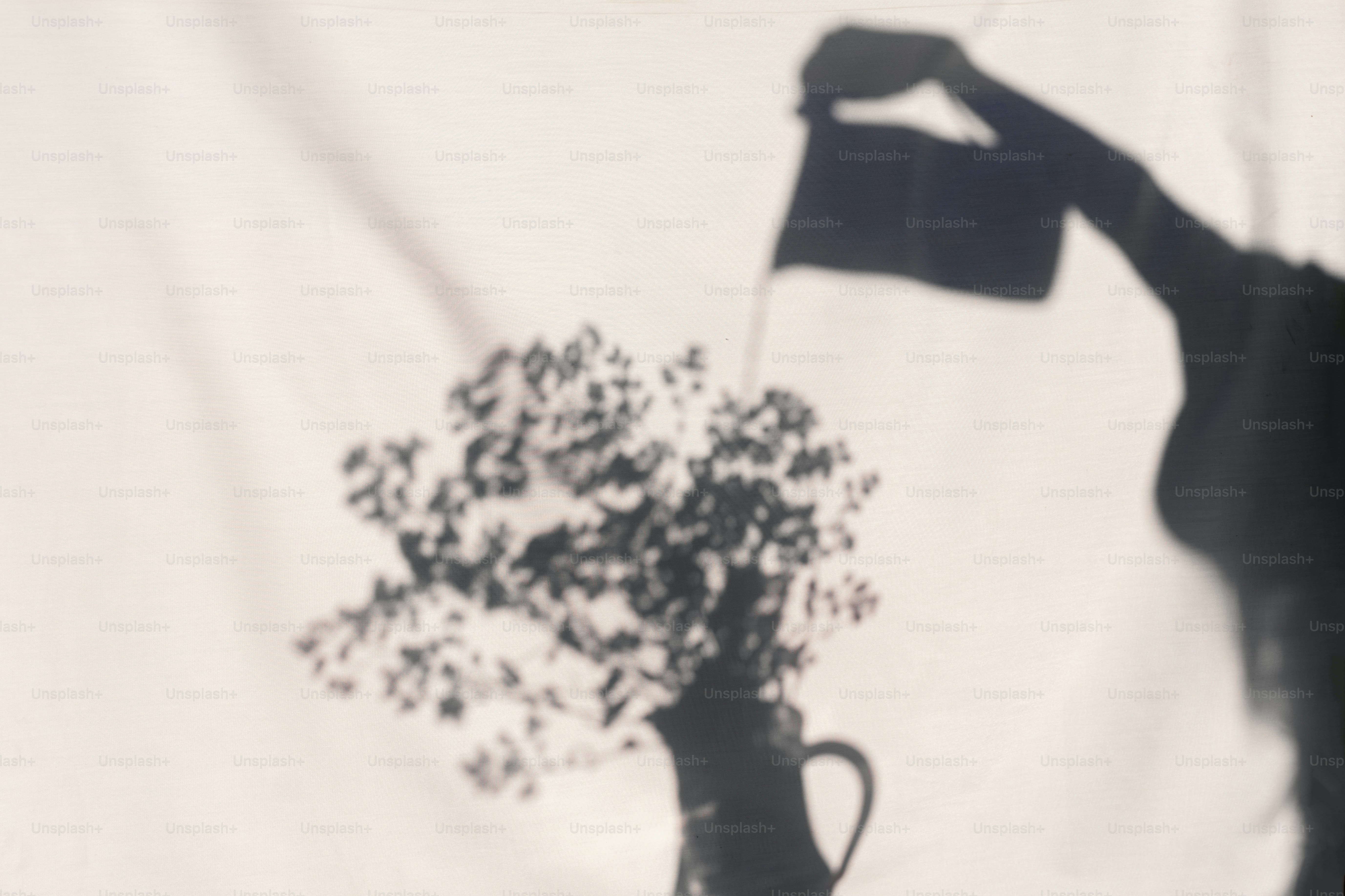 Three people's shadows are cast on a surface. photo – Abstract Image on ...