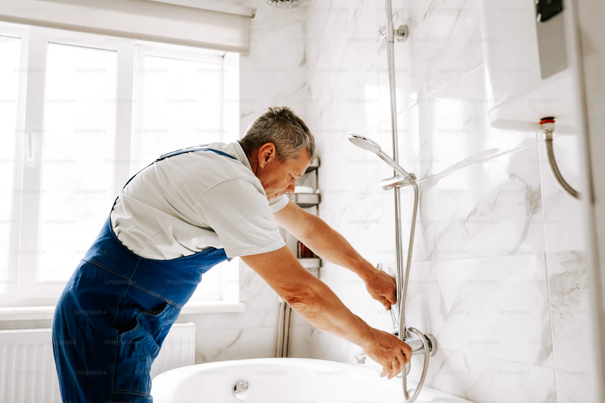 Bathroom plumbing project