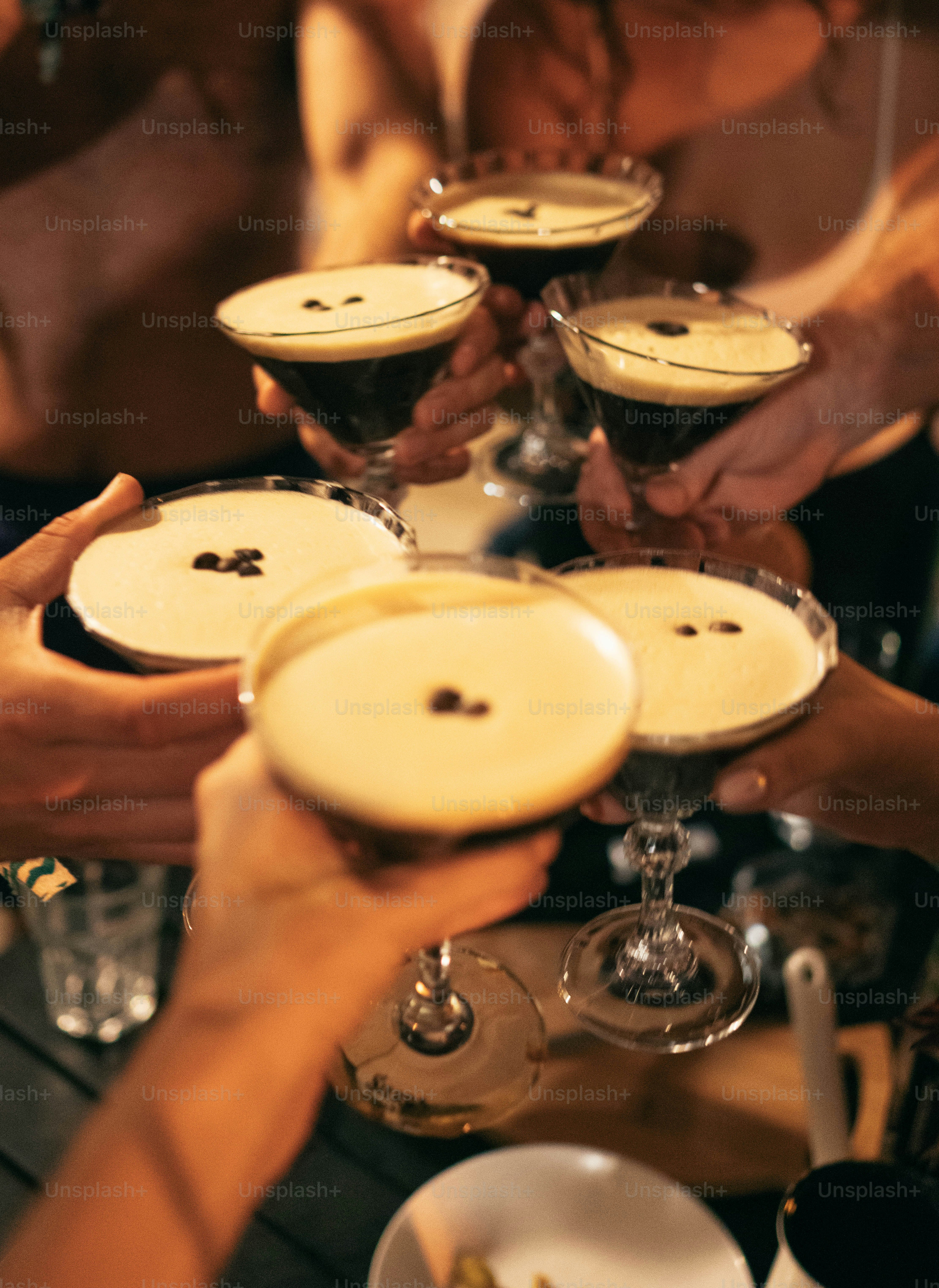 People are toasting with espresso martinis. photo – Friends Image on ...