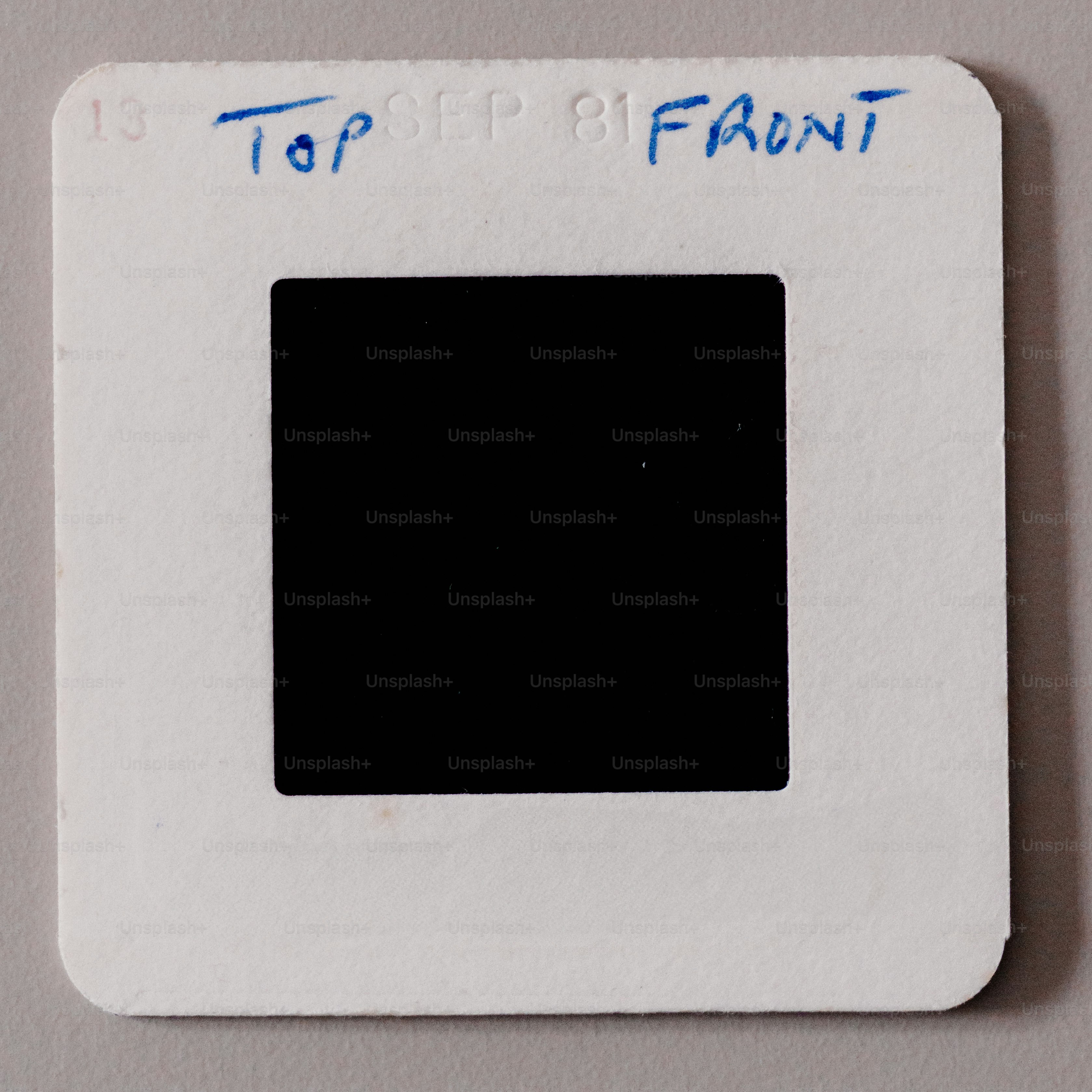 The image shows a black film slide.