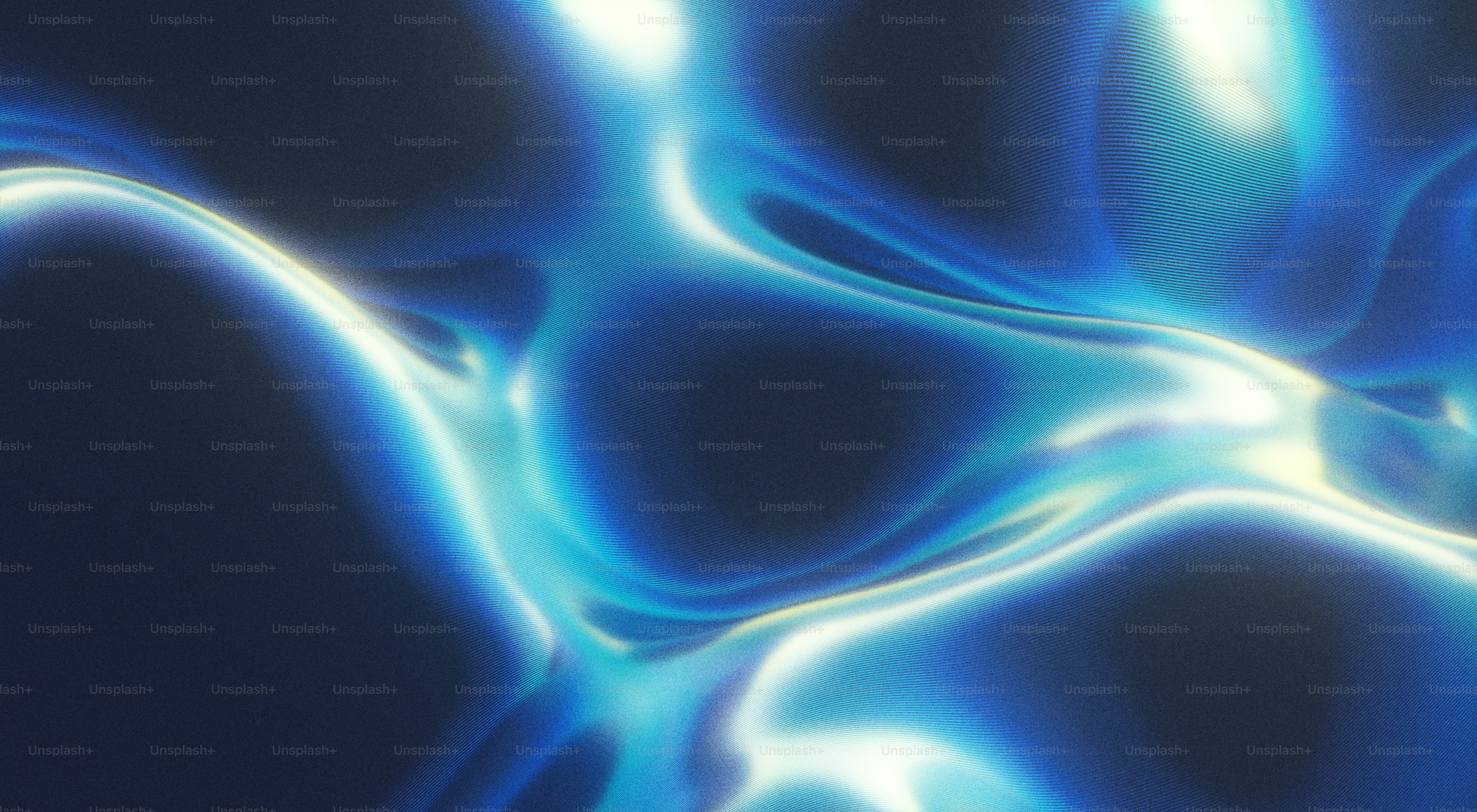 Formas azuis abstratas com luz fluida e brilhante