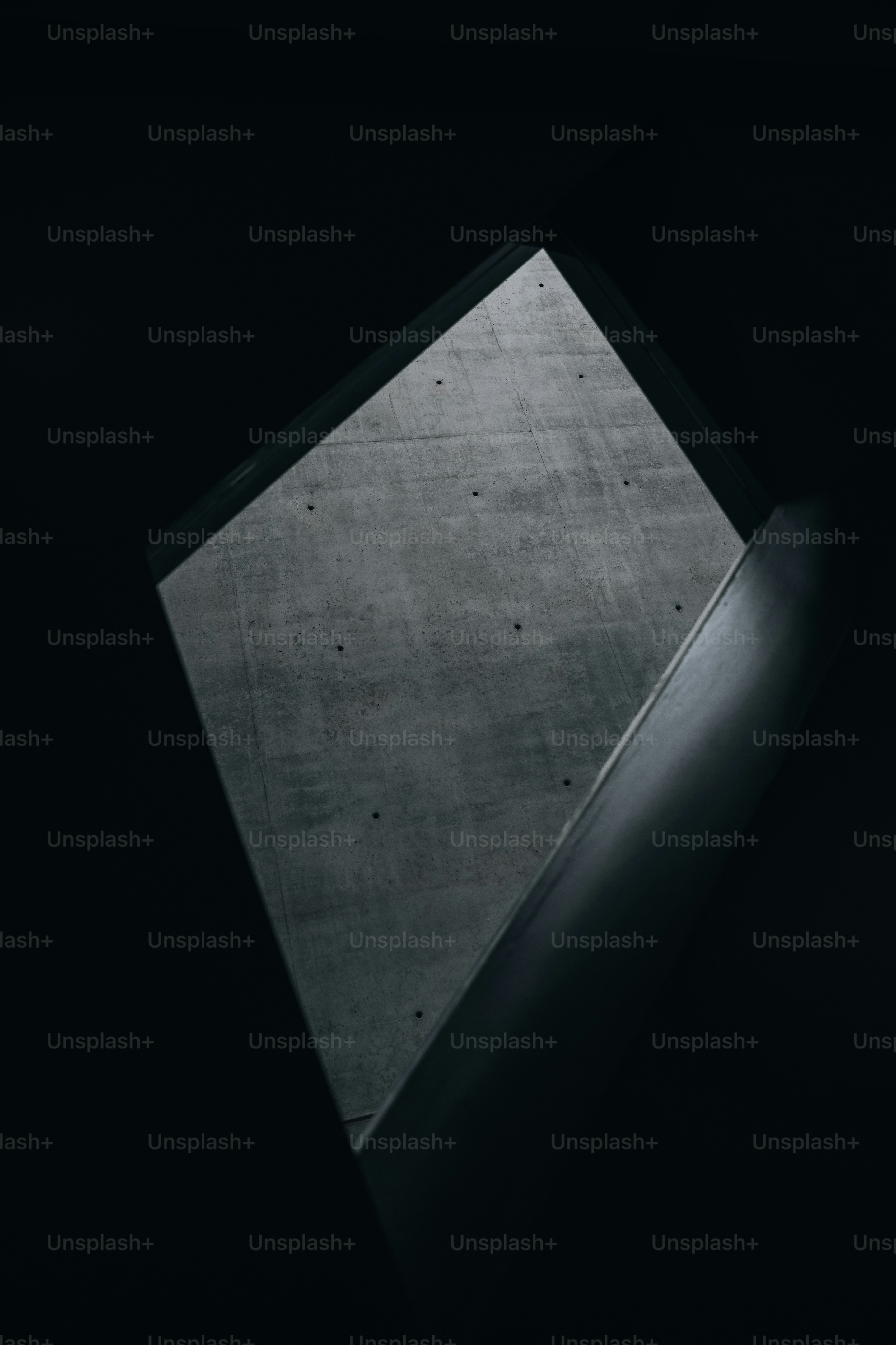 Geometric architecture with light and shadows