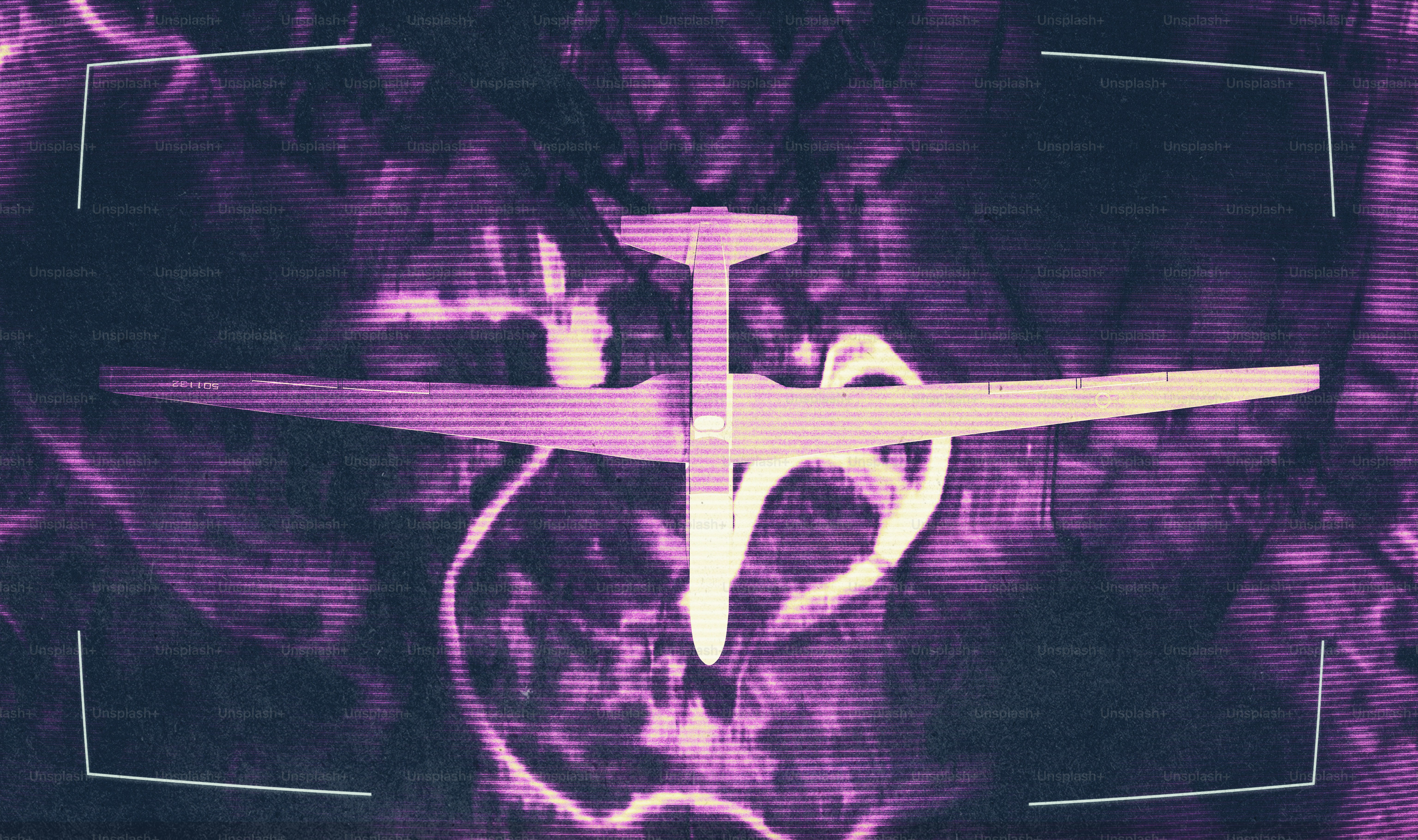 空中ドローンがサーマルスキャンに表示されます。